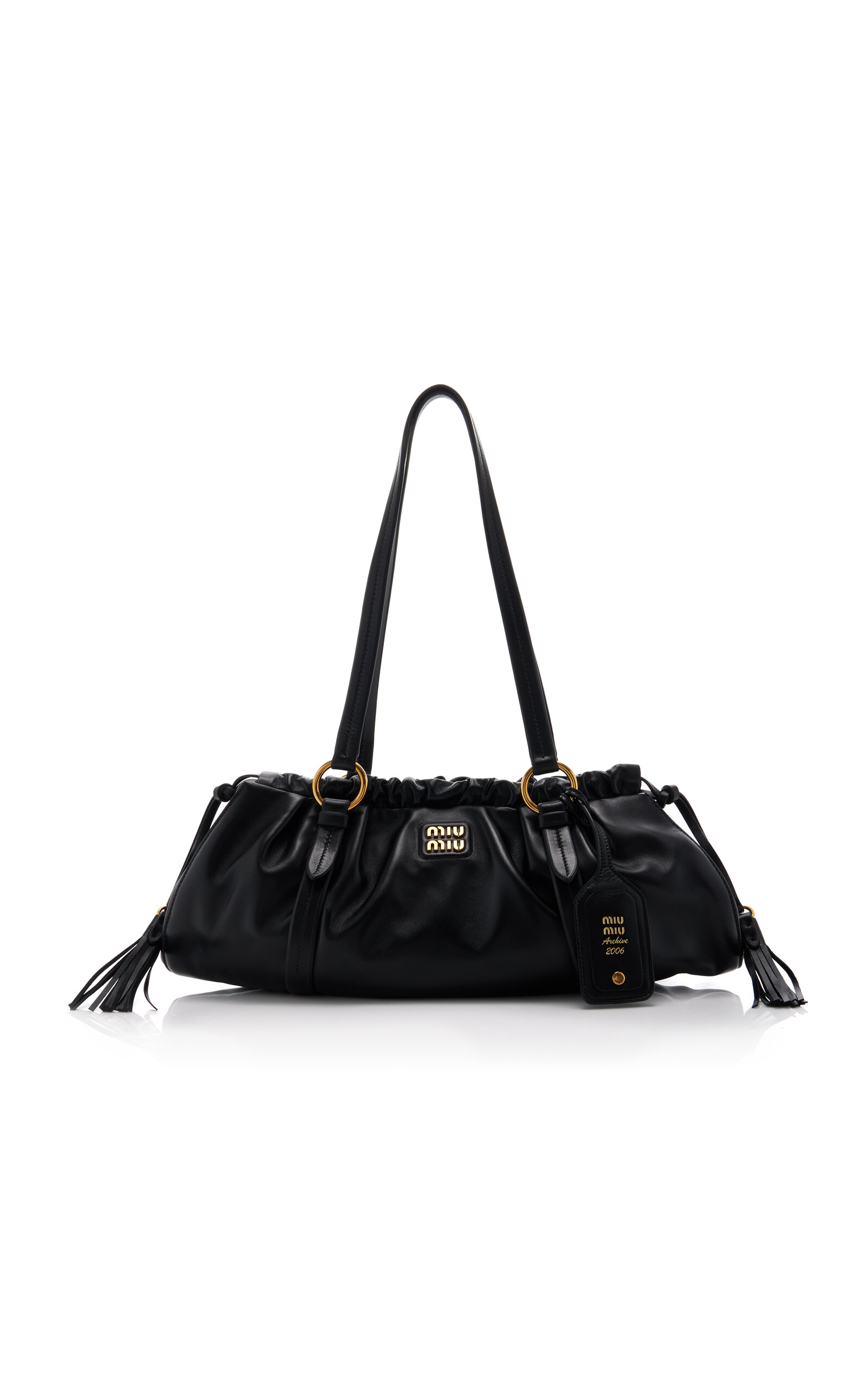 Miuarchive Leather Shoulder Bag