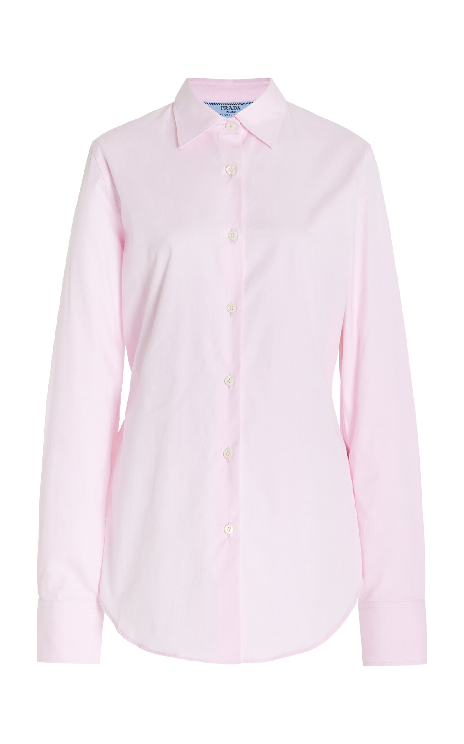 Shop Prada Oxford Shirt In Pink