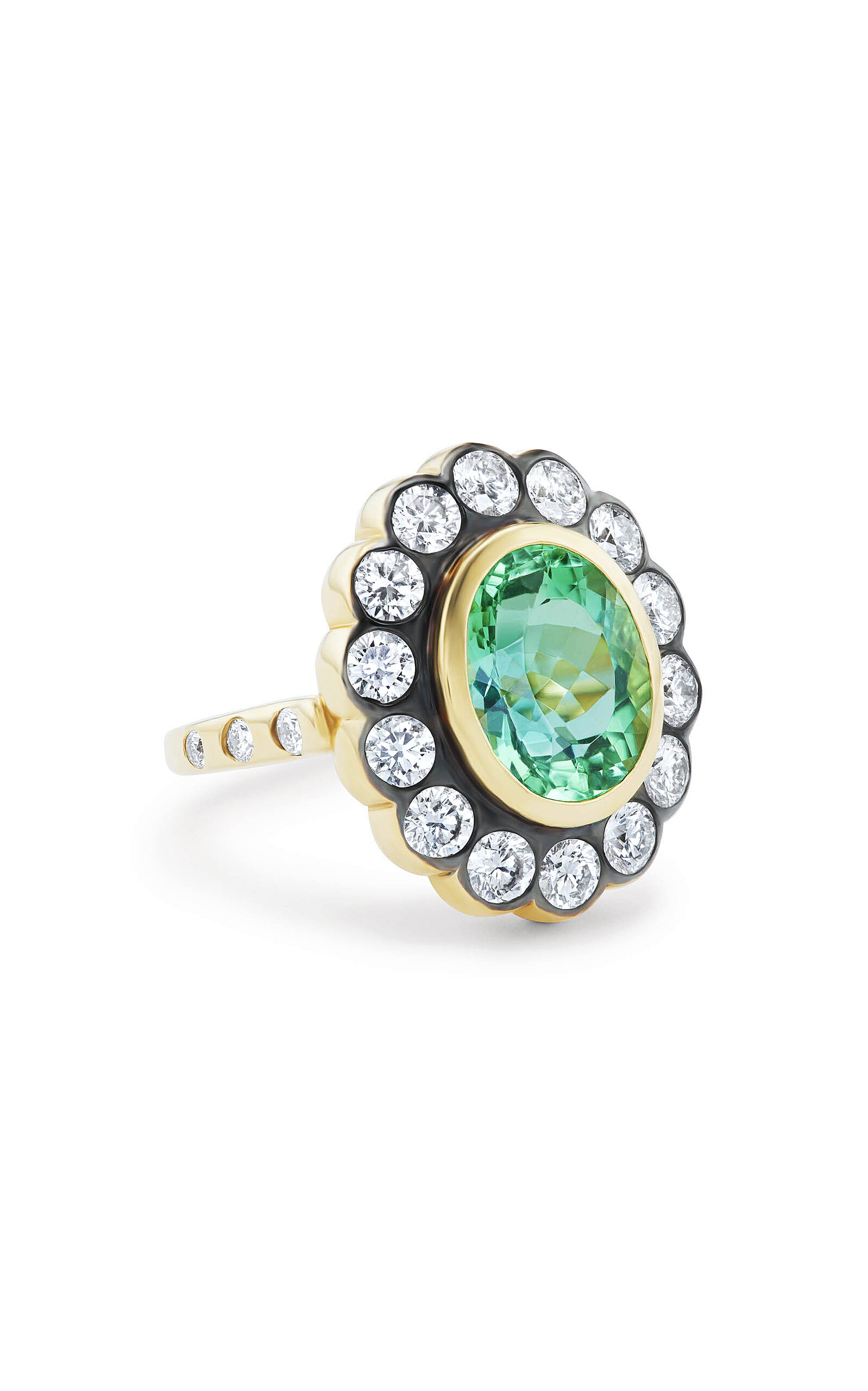 The Aurora 14K Yellow Gold Tourmaline Ring