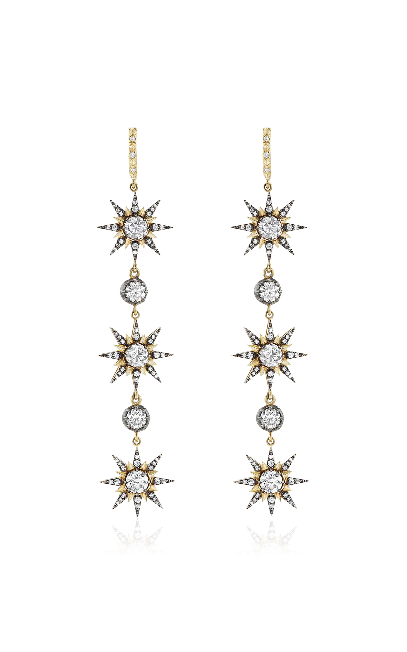 The Stella 14K Yellow Gold Diamond Earrings