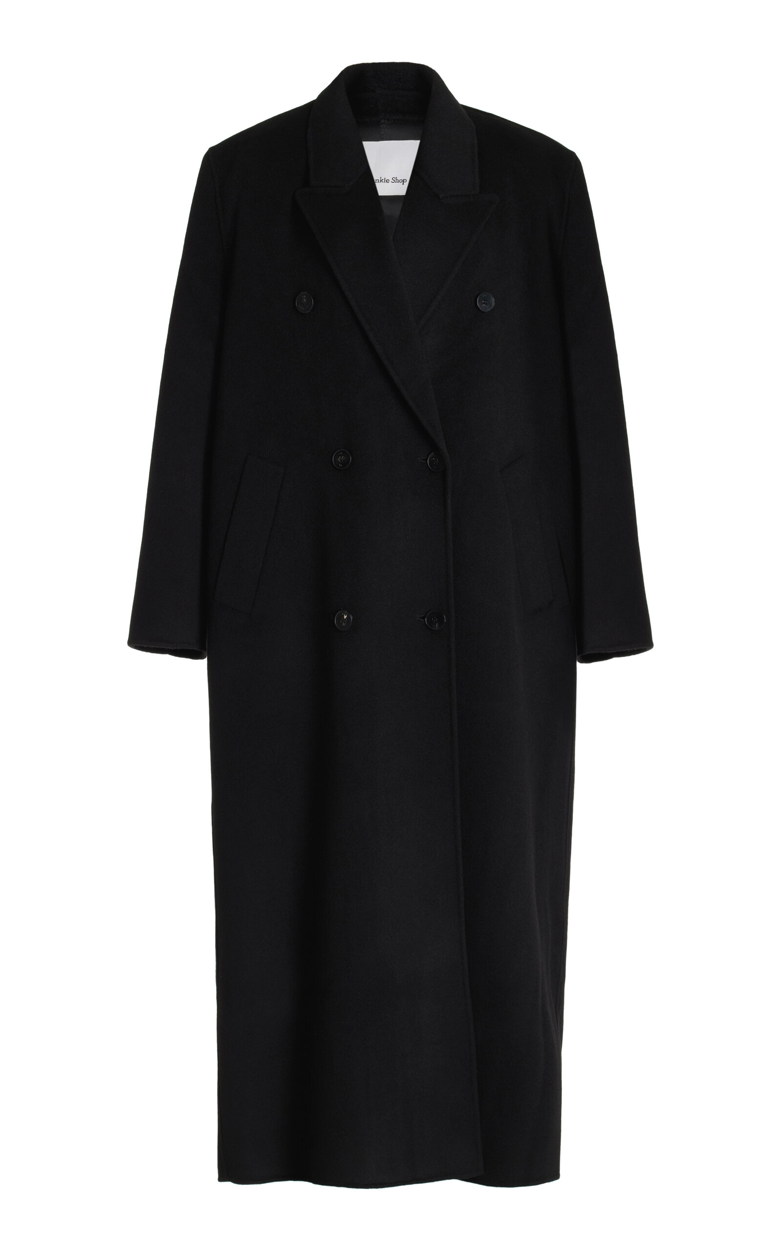 Gaia Double-Breasted Wool-Blend Coat