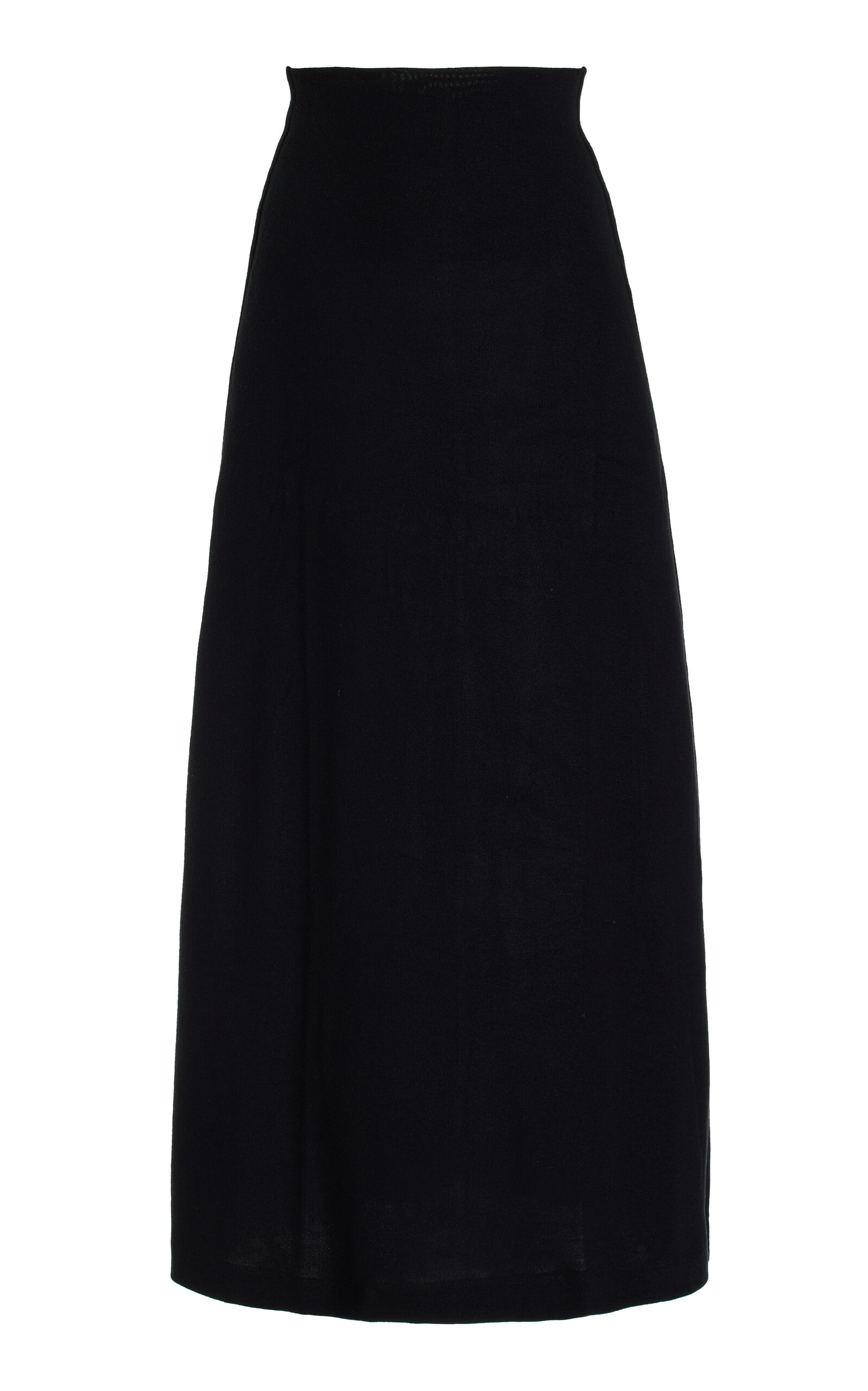 Shop Leset Lauren High-rise Maxi Skirt In Black