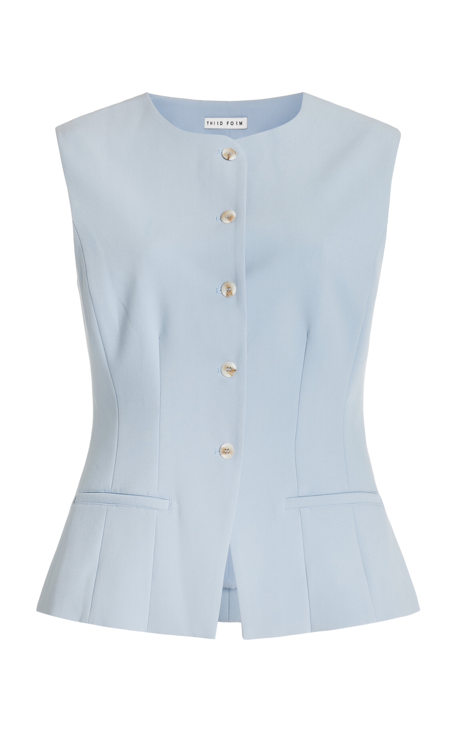 Shop Third Form Skyline Tailored Suiting Top In Blue