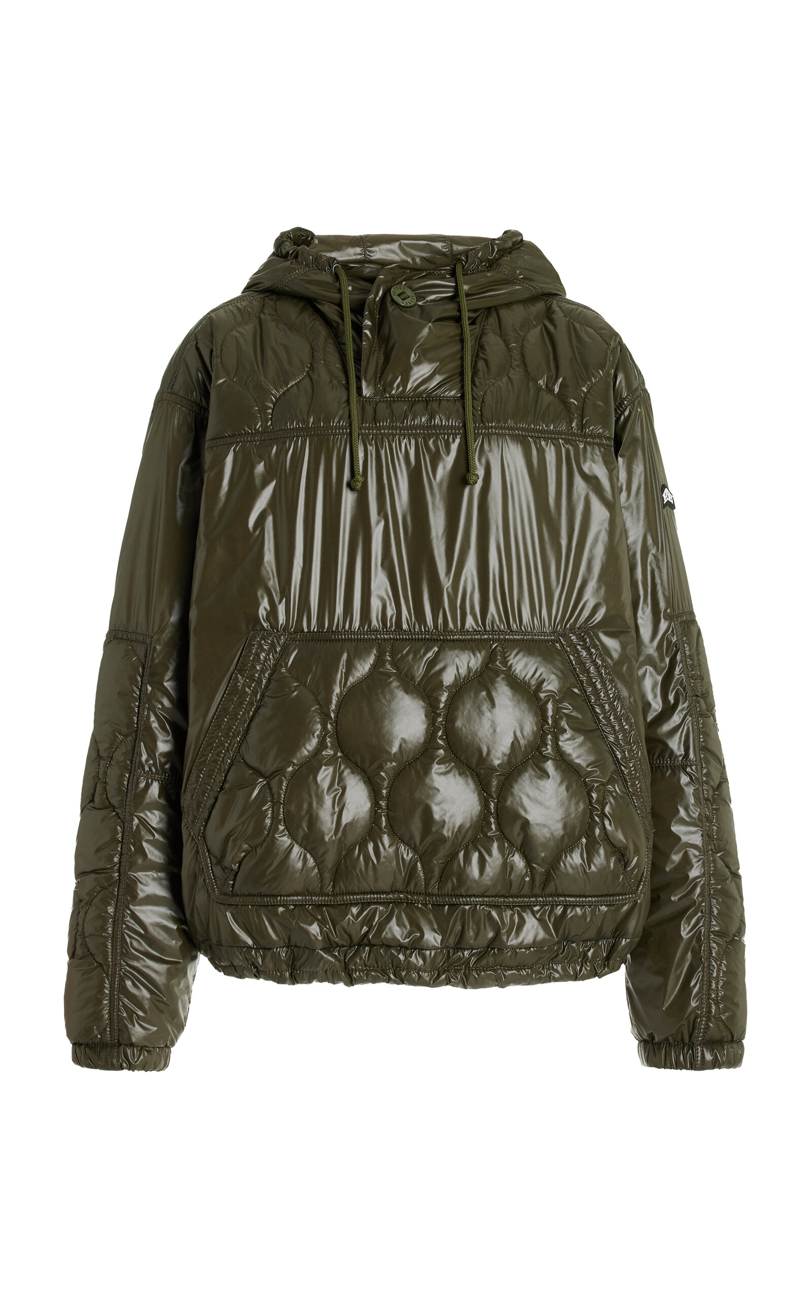 Jetset Janice Hooded Anorak In Green