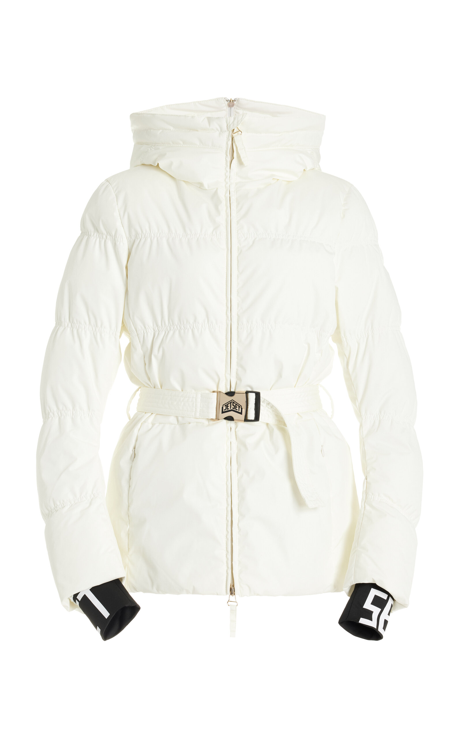 Jetset Chamonix Belted Ski Jacket In White