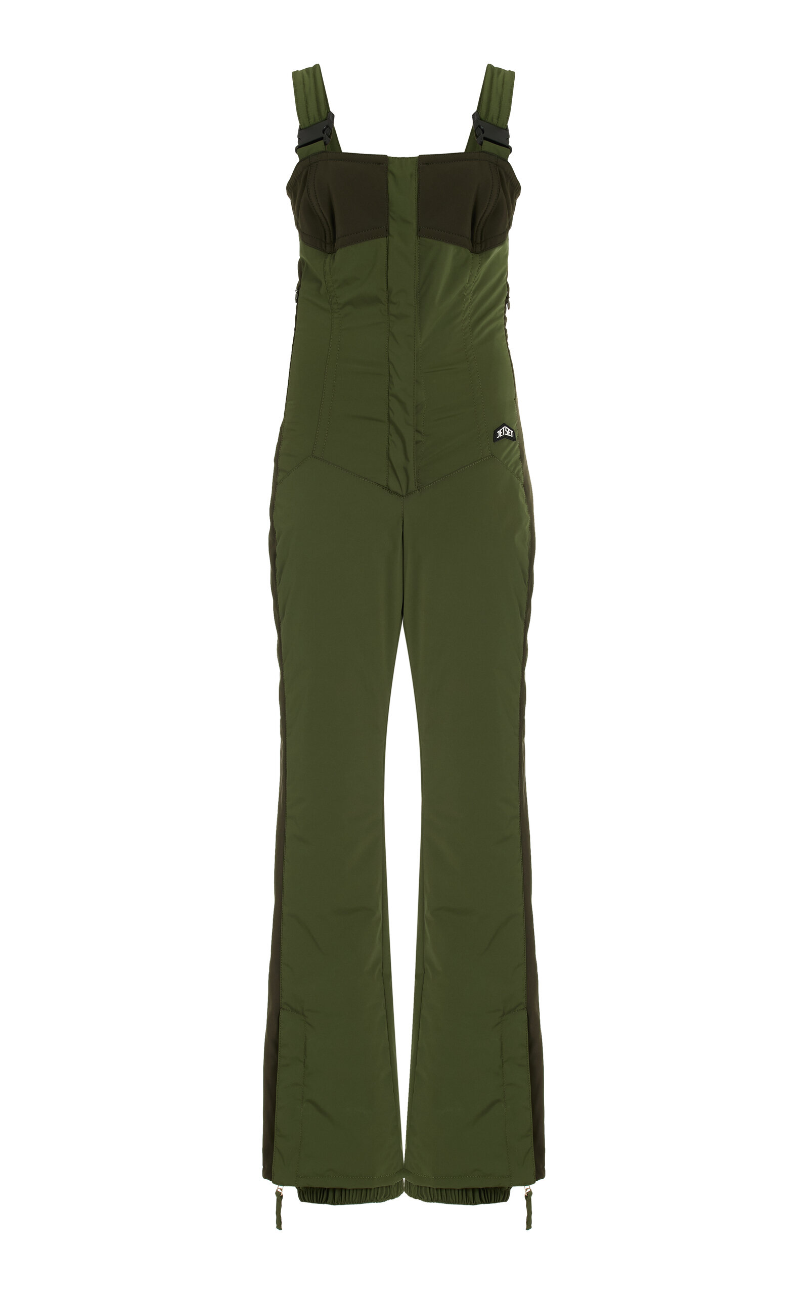 Jetset Cat Ski Suit In Green