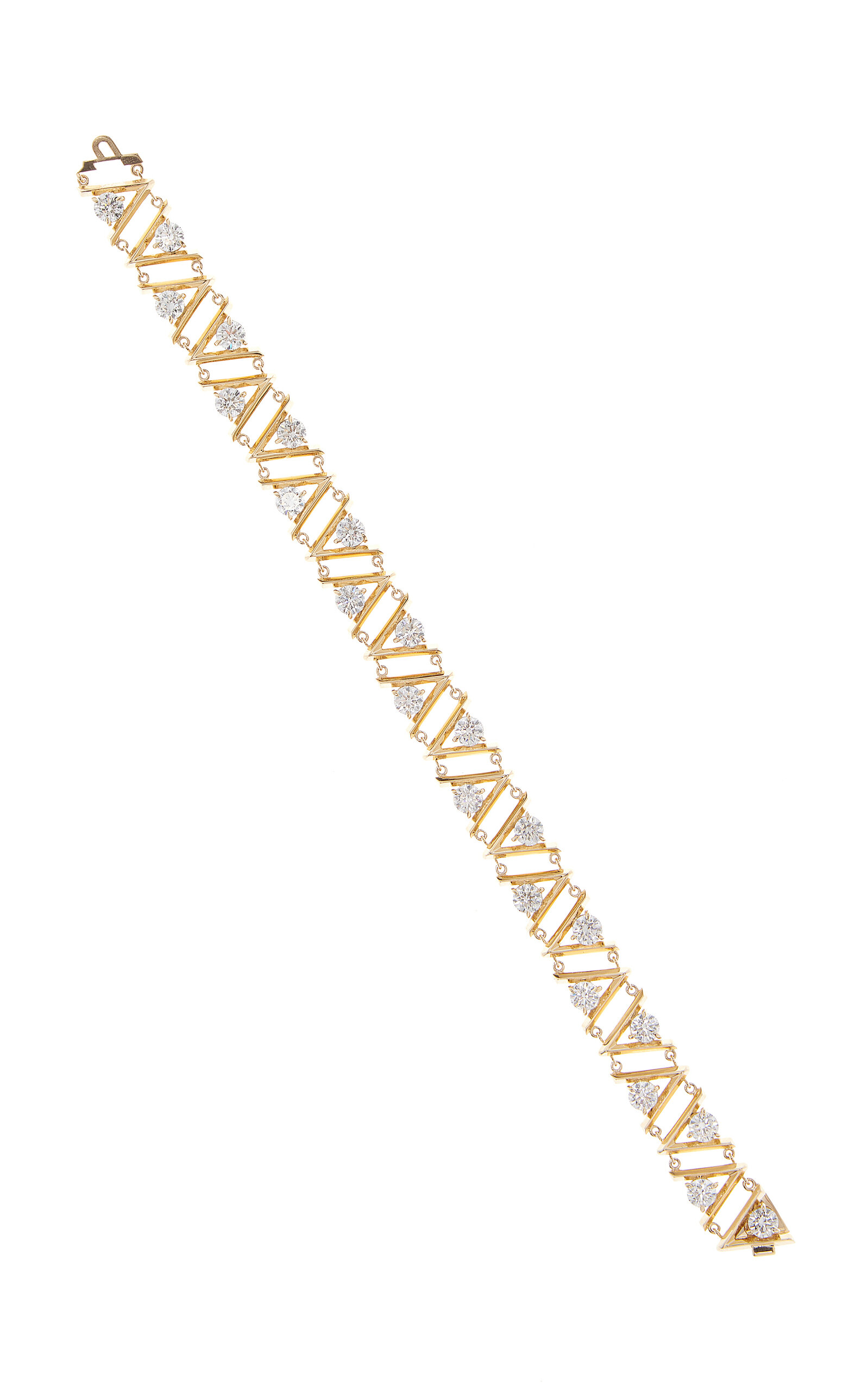 Shop Vrai 14k Yellow Gold Lab-grown Diamond Bracelet