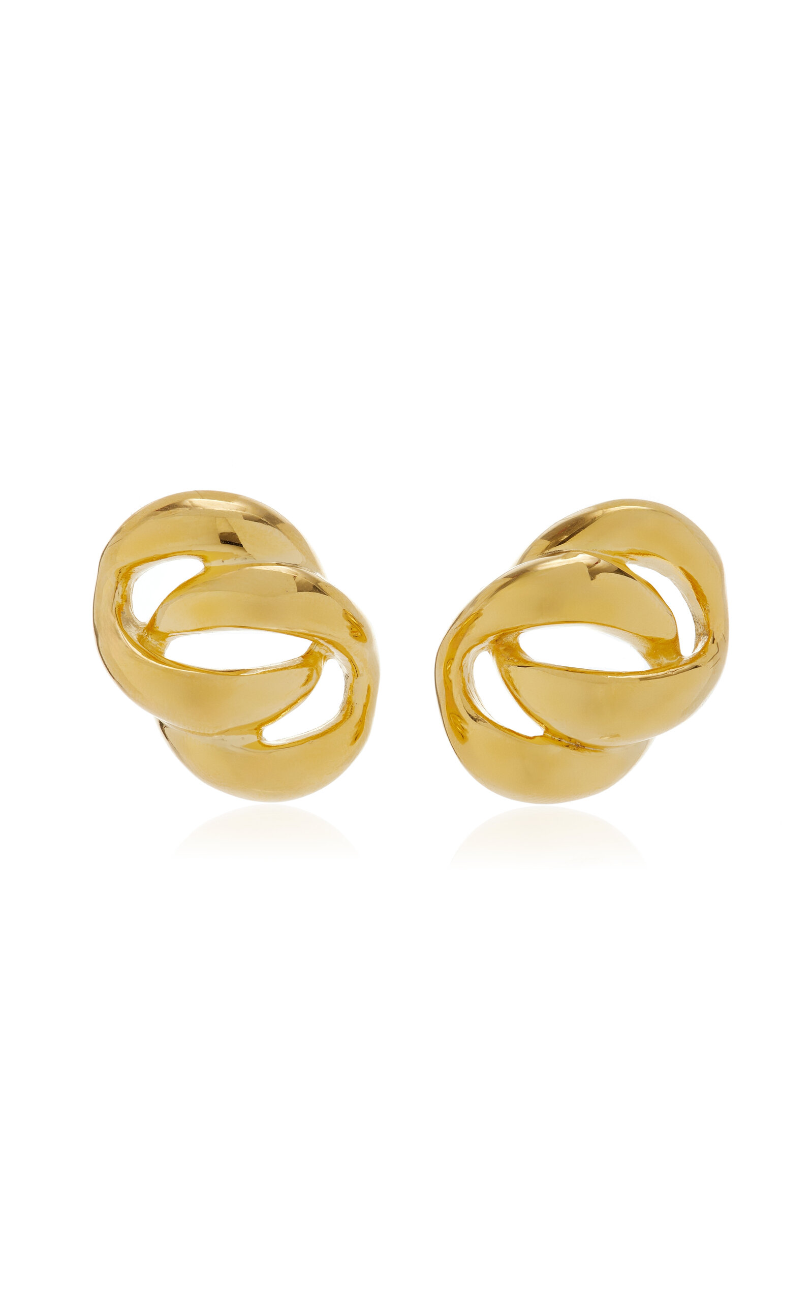 Shop Jennifer Behr Lennox Earrings In Gold