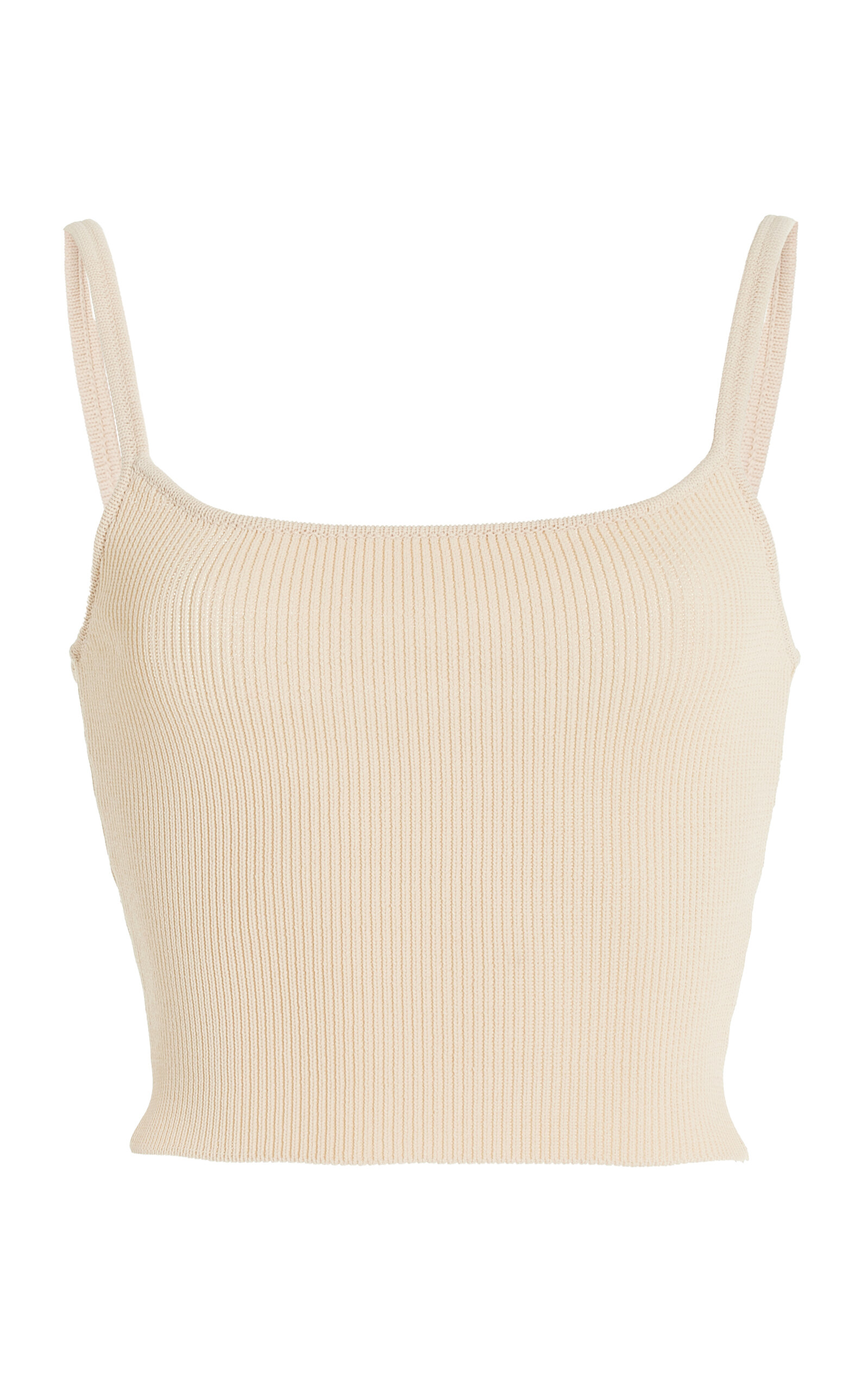 Shop Elce Sol Knit Tank Top In Ivory