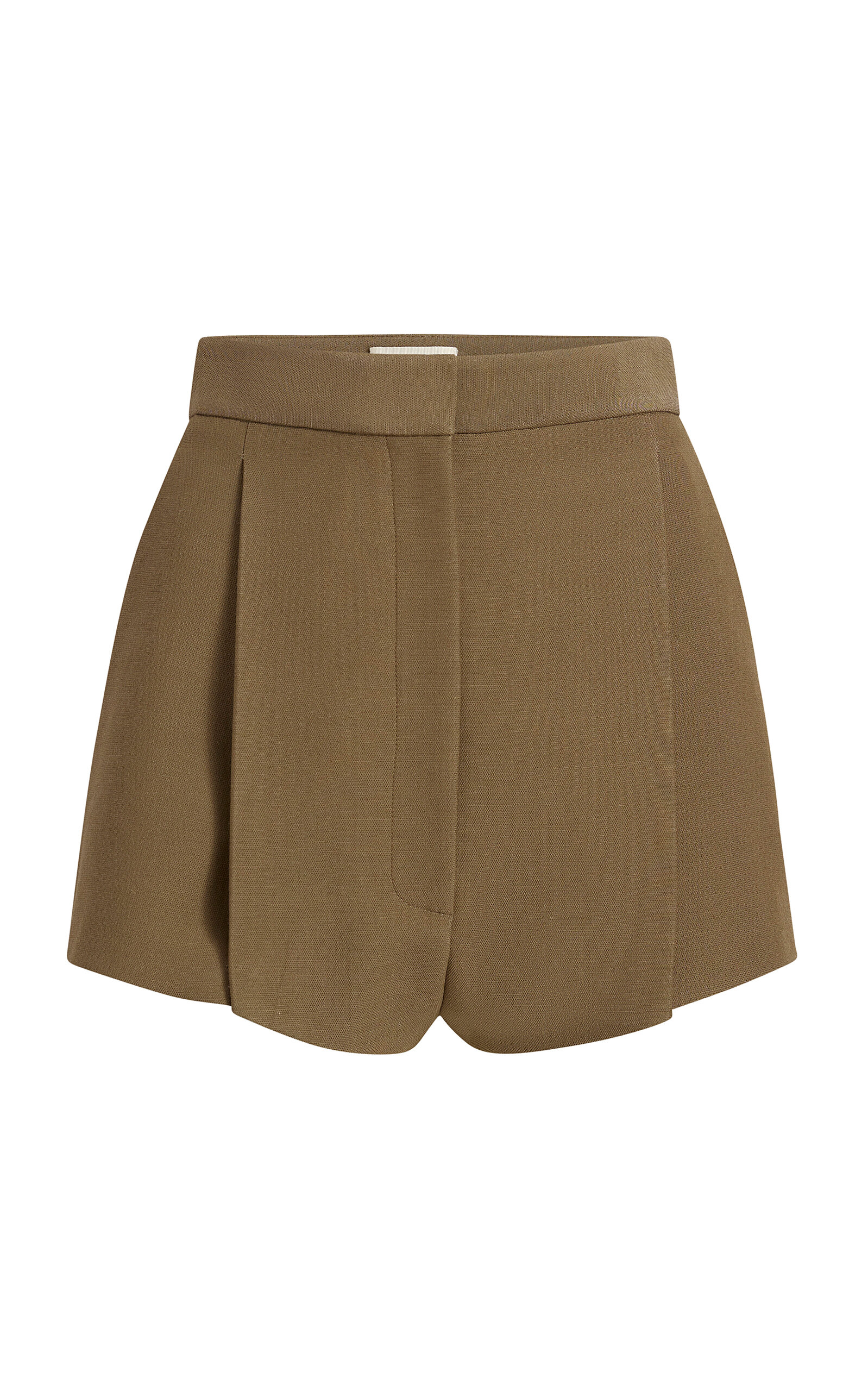 Calman Pleated Woven Shorts