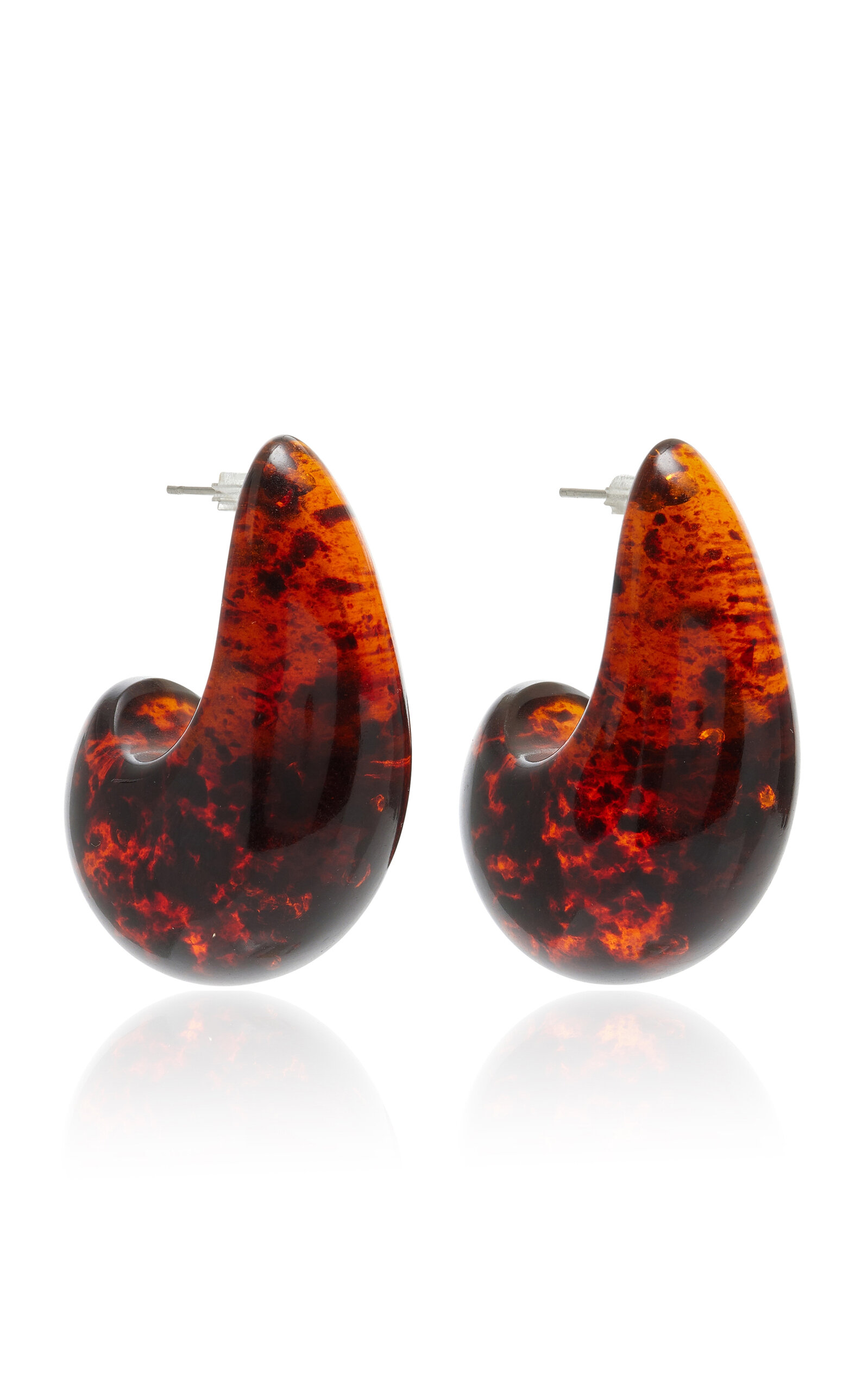 Shop Ben-amun Exclusive Resin Earrings In Brown