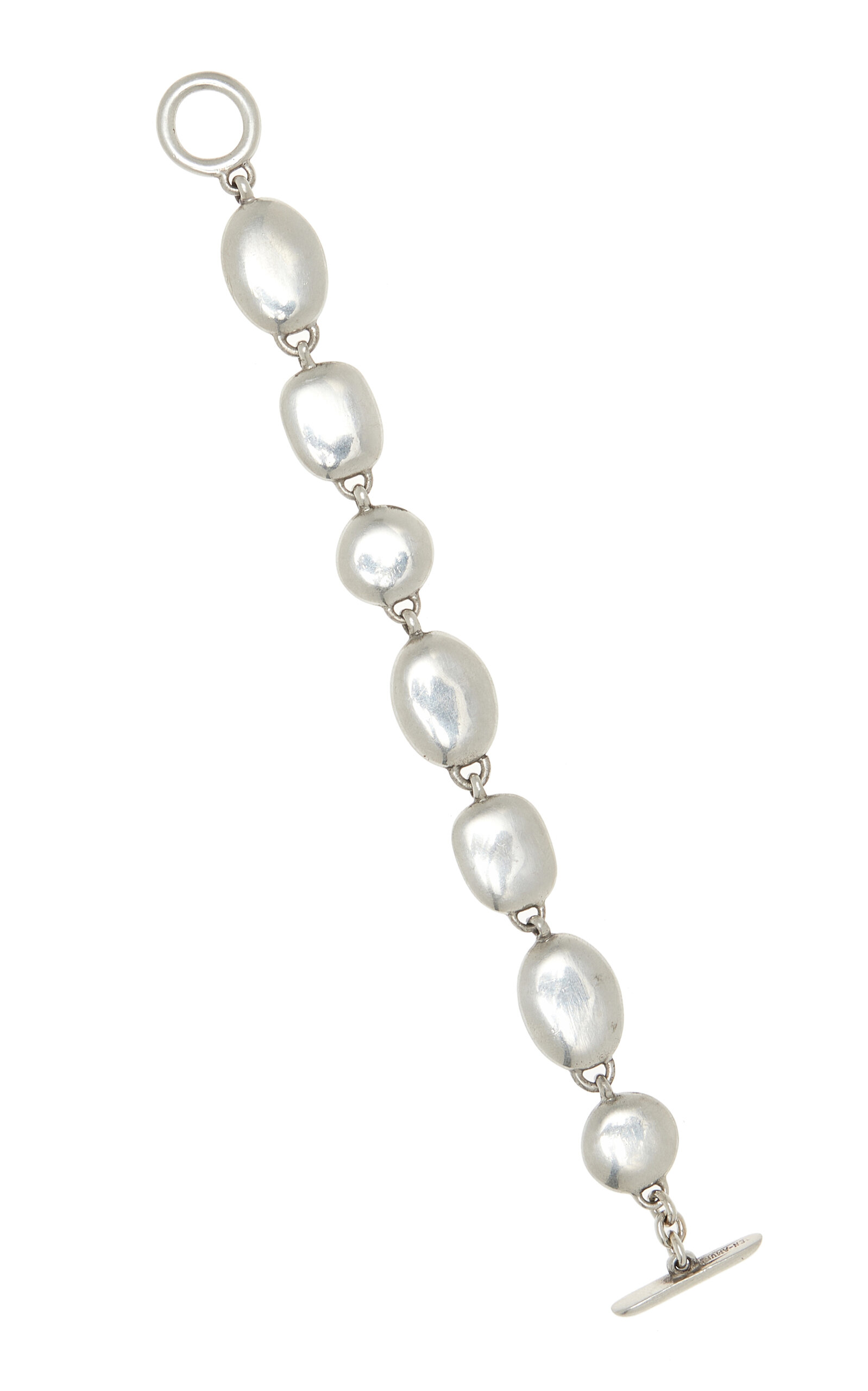 Shop Ben-amun Exclusive Glass Pearl Bracelet In Silver