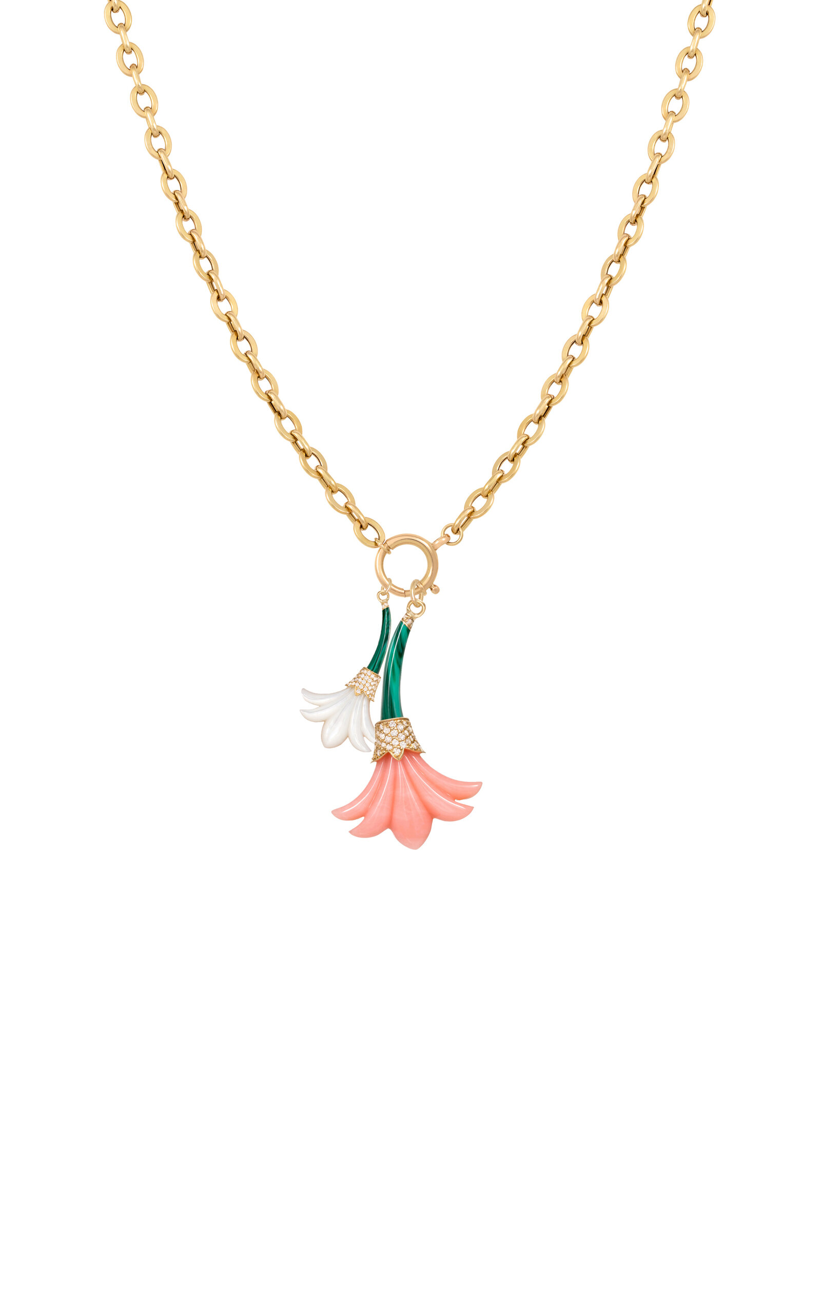 The Psychedeliah 18K Yellow Gold Multi-Stone Necklace