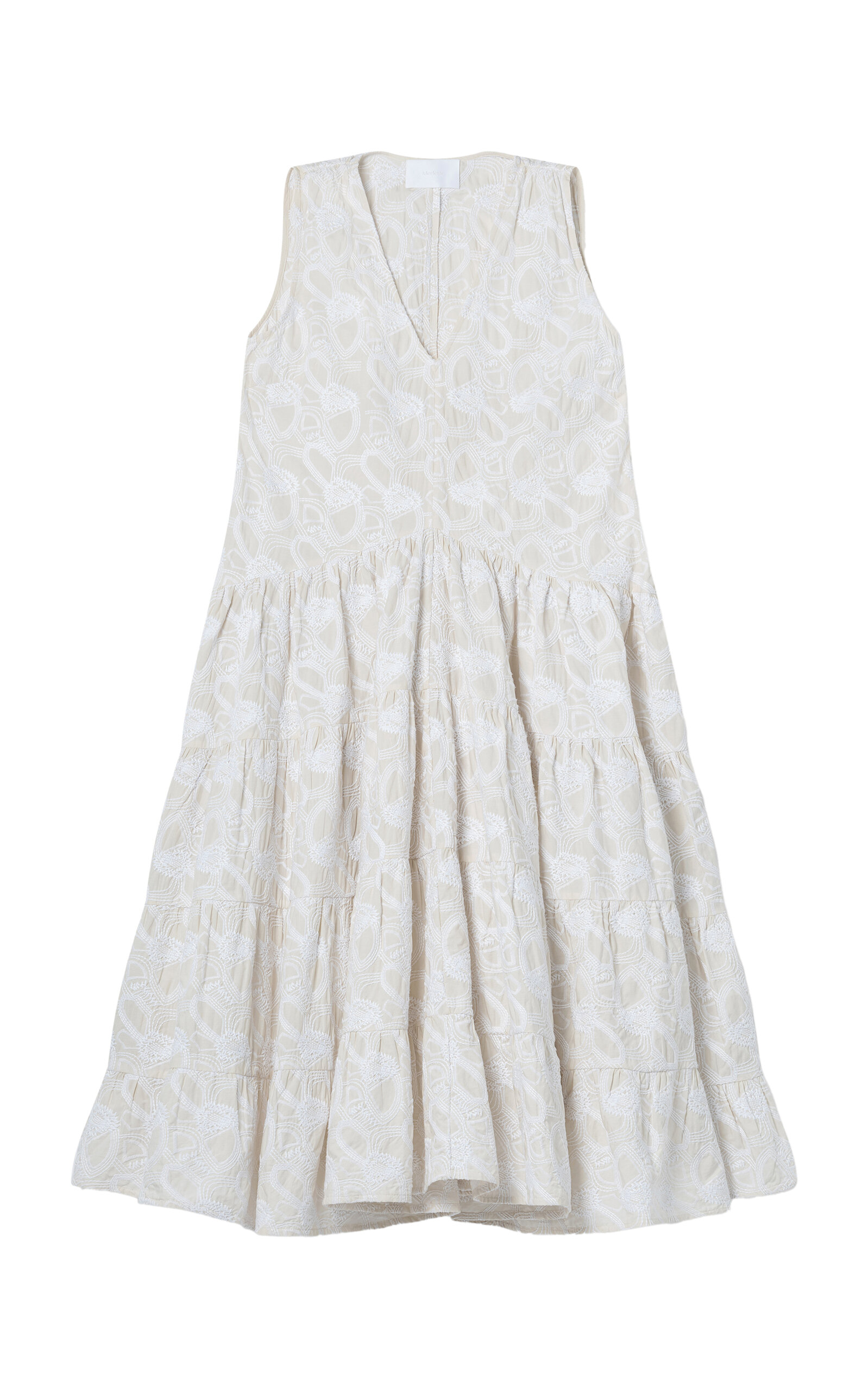 Wallis Emb Cotton Poplin Dress