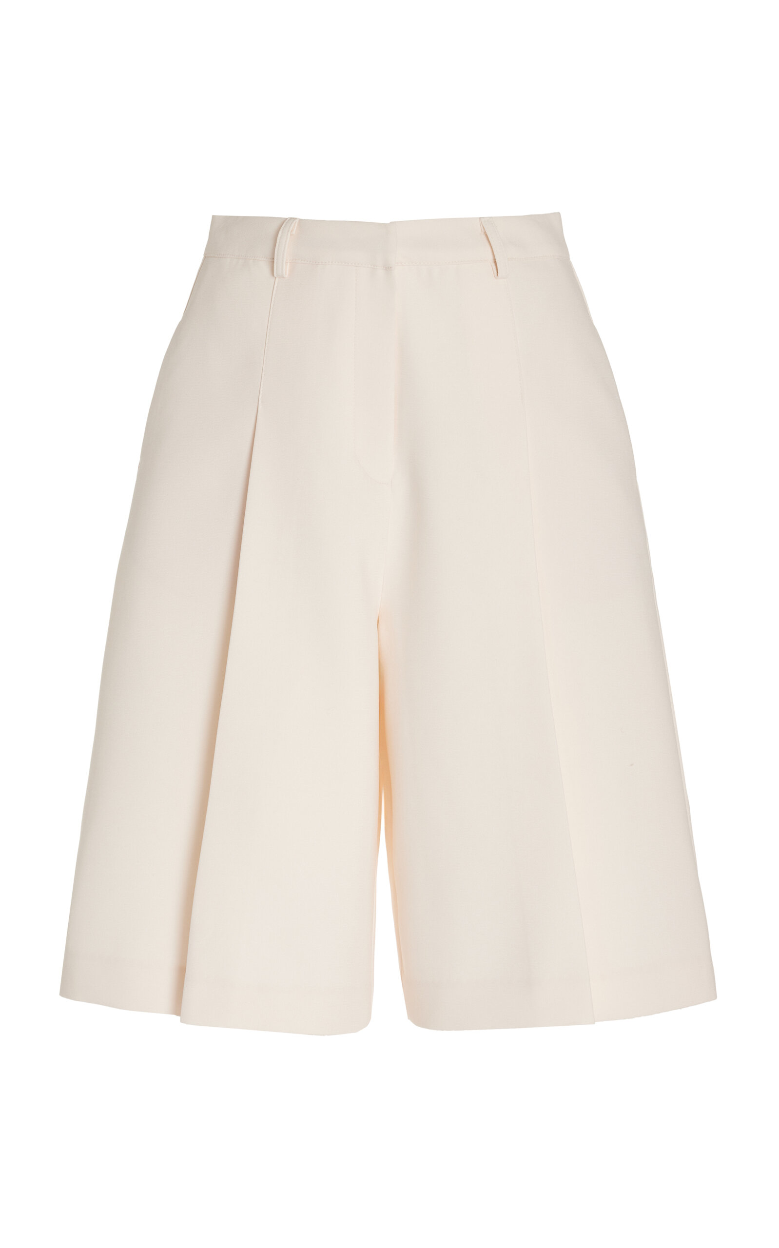 Shop The Frankie Shop Exclusive Pleated Suit Shorts In Pink