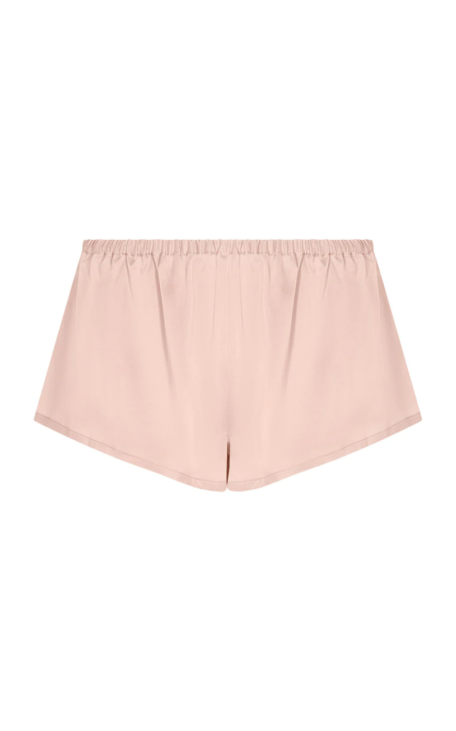 Shop Asceno The Venice Silk Shorts In Light Pink