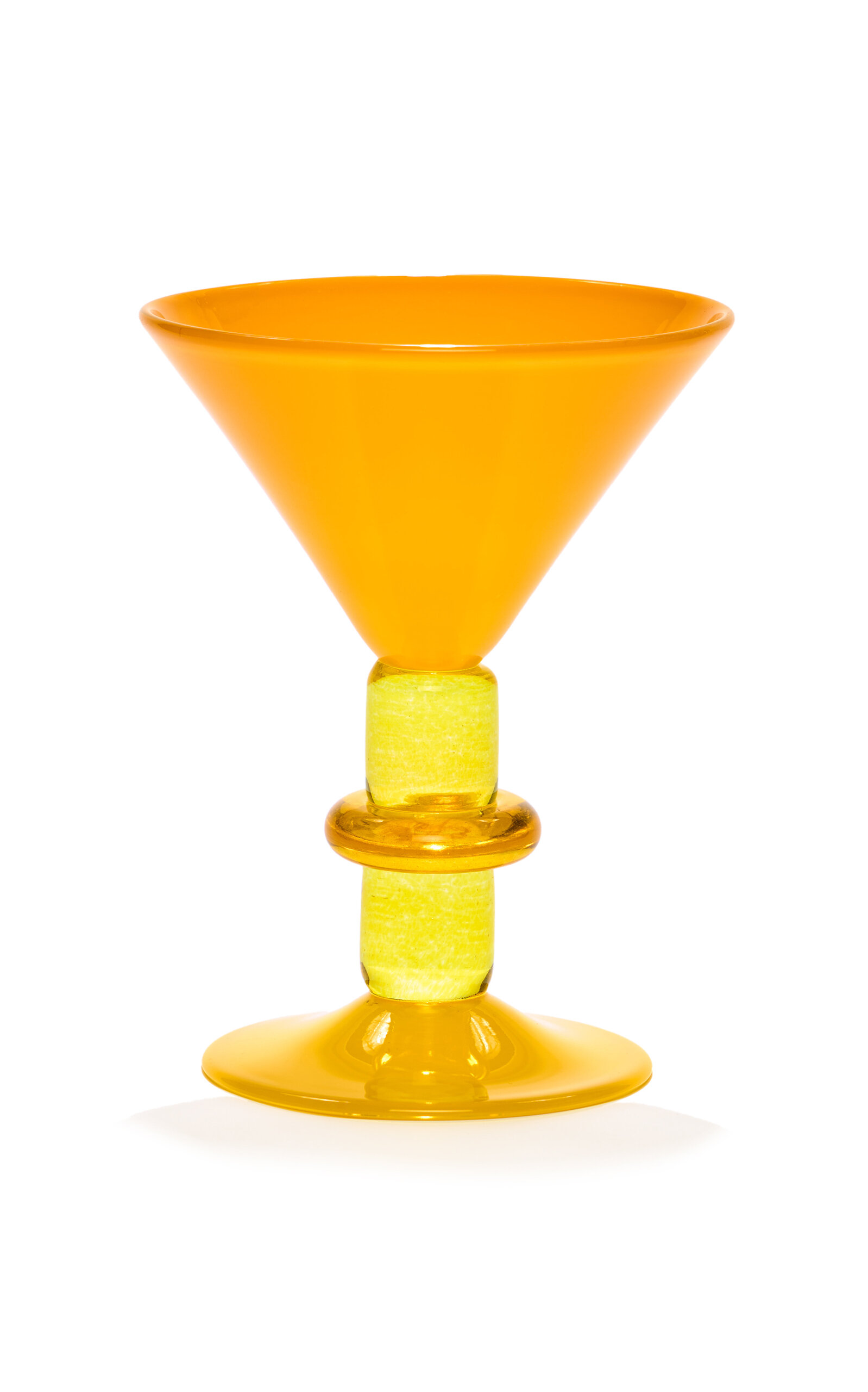 Shop Gather Miami Martini Glass In Yellow