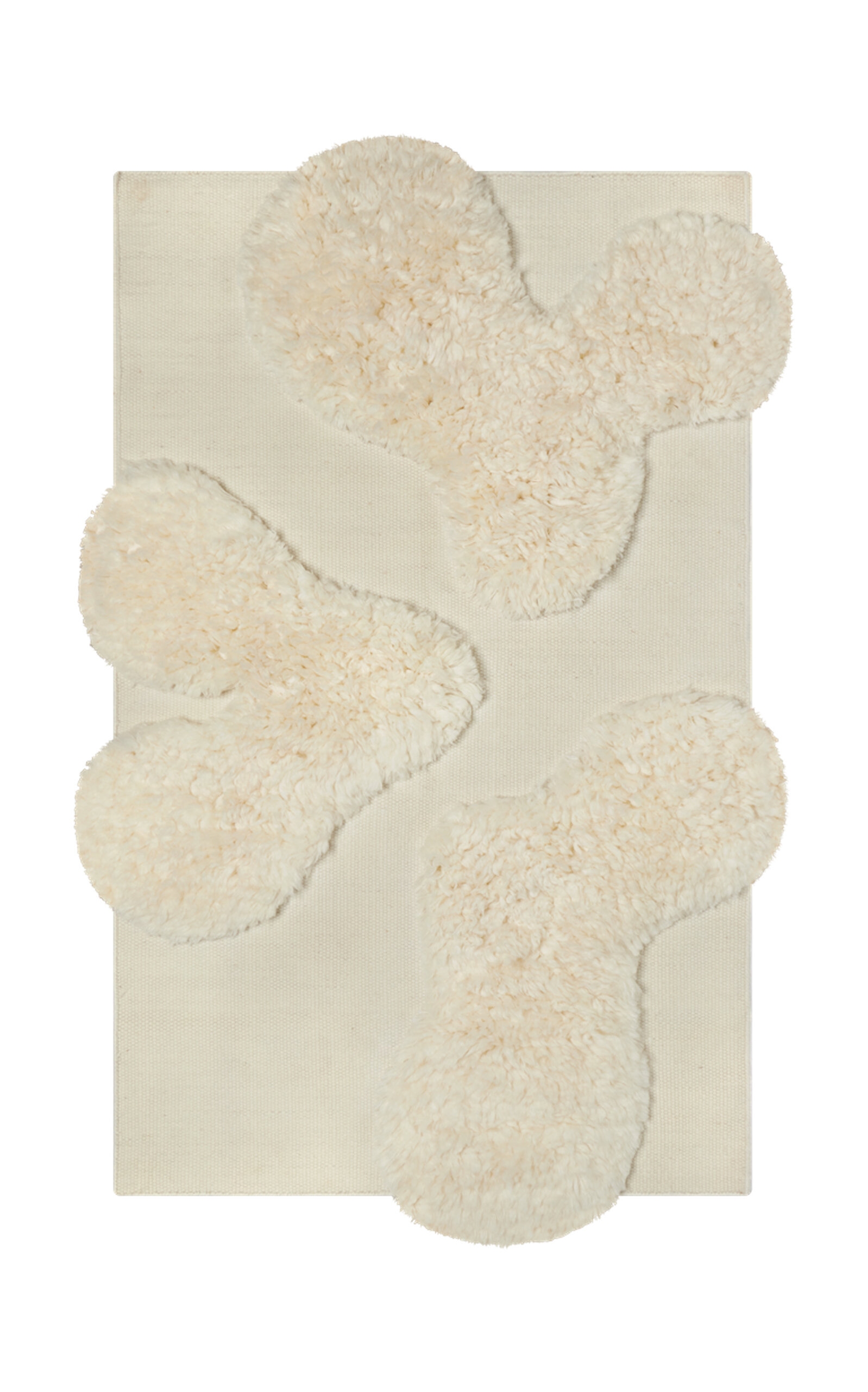 Shop Mush Studios The Orca Handmade Wool Rug In White