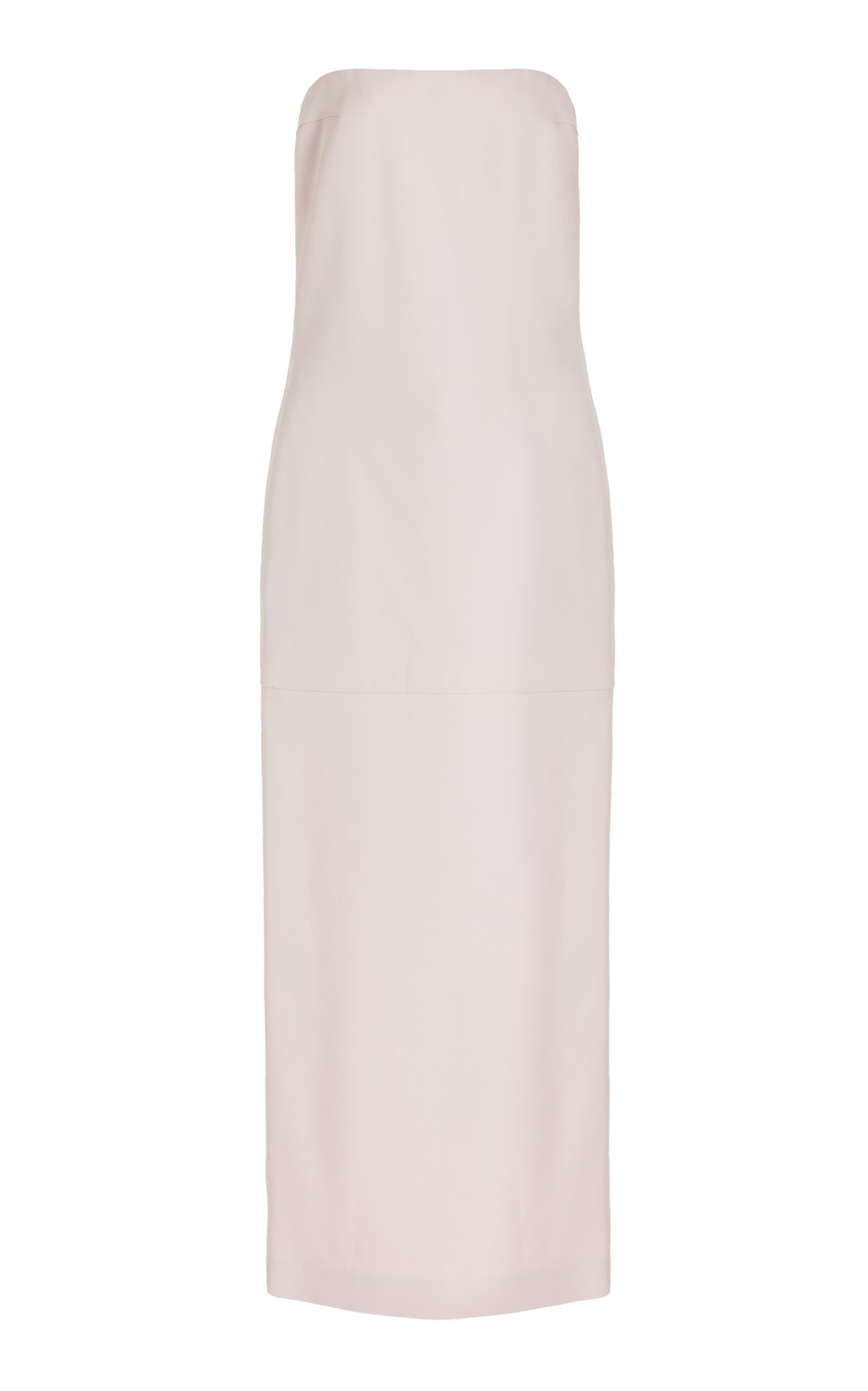 DELPOZO SATIN CREPE MAXI DRESS 