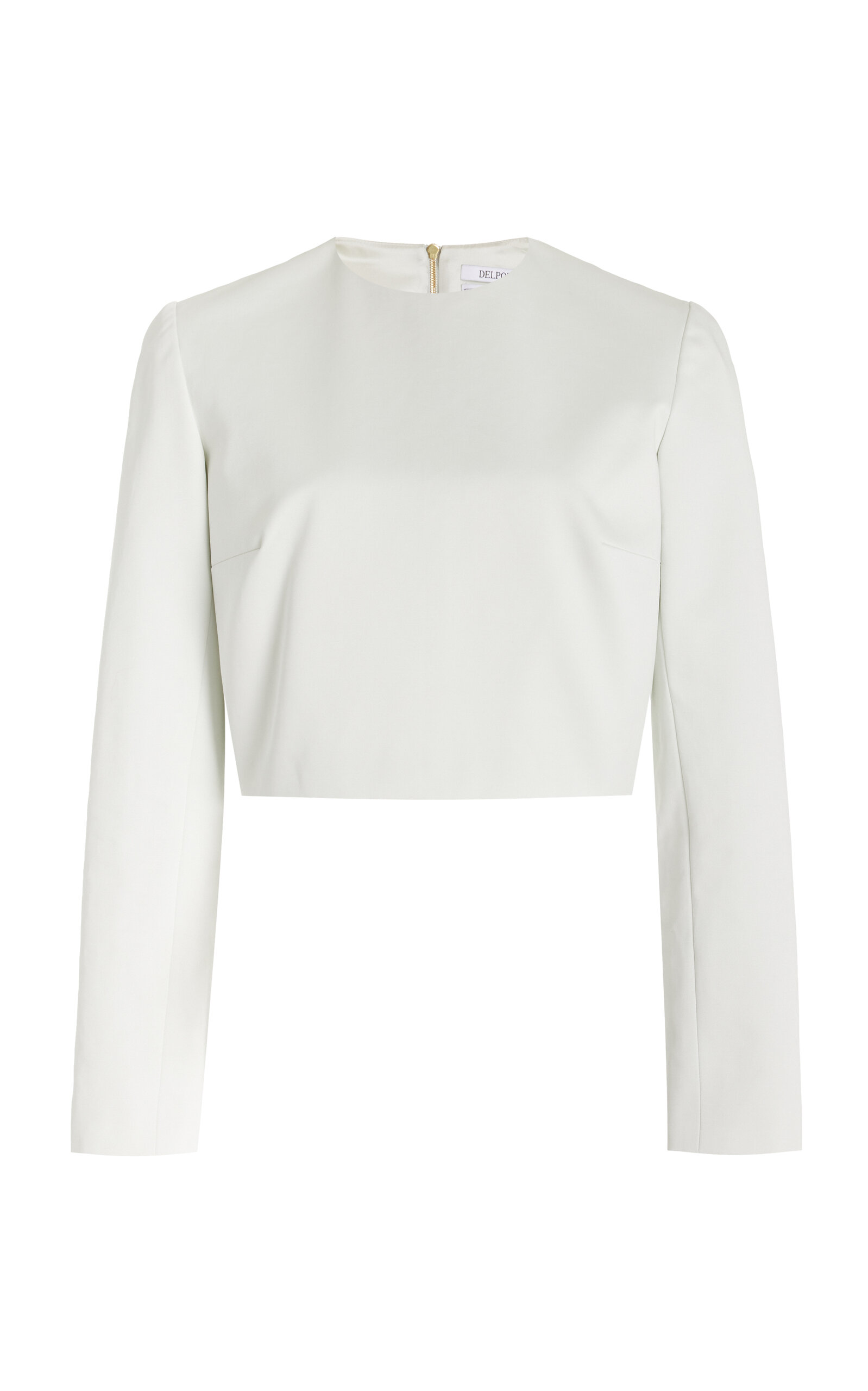 Tailored Cotton Crop Top