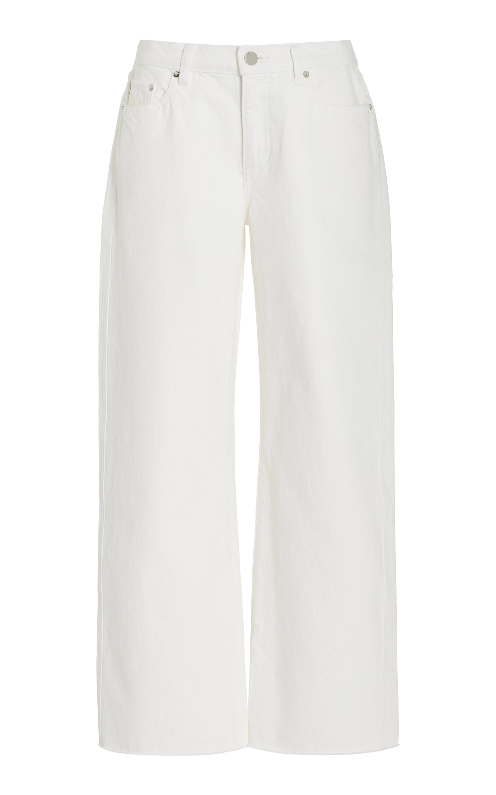 Shop Dl1961 Drue Straight-leg Jeans In White