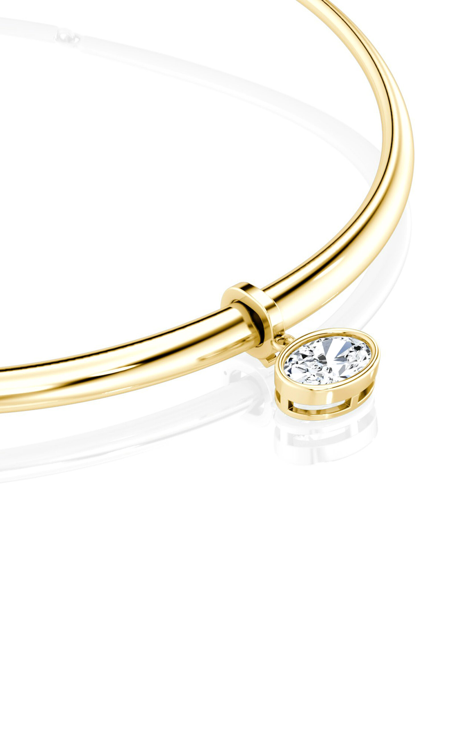 Shop Vrai Petra & Meehan 14k Yellow Gold Lab-grown Diamond Necklace