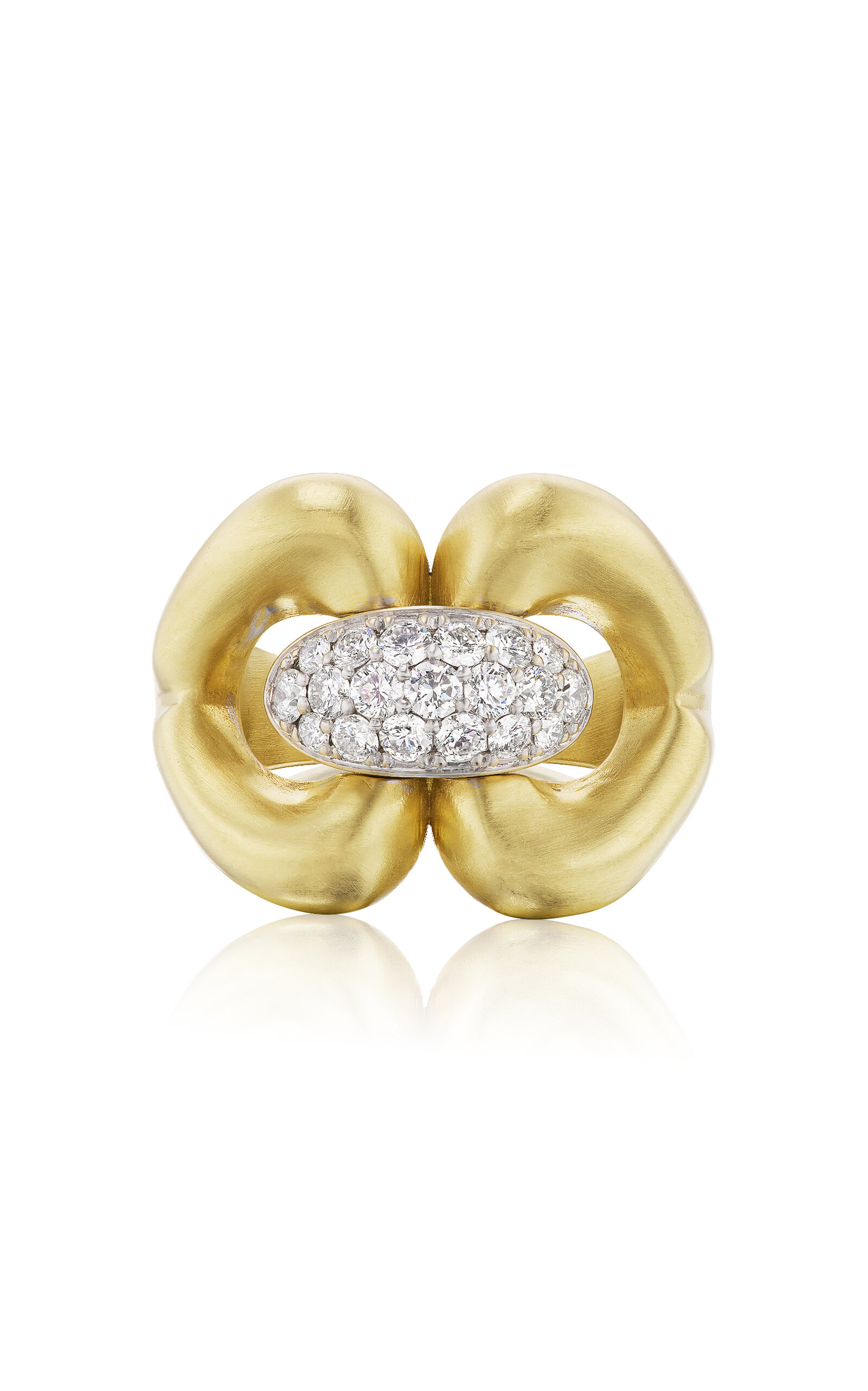 Shop Jenna Blake Nautical 18k Yellow Gold Diamond Ring