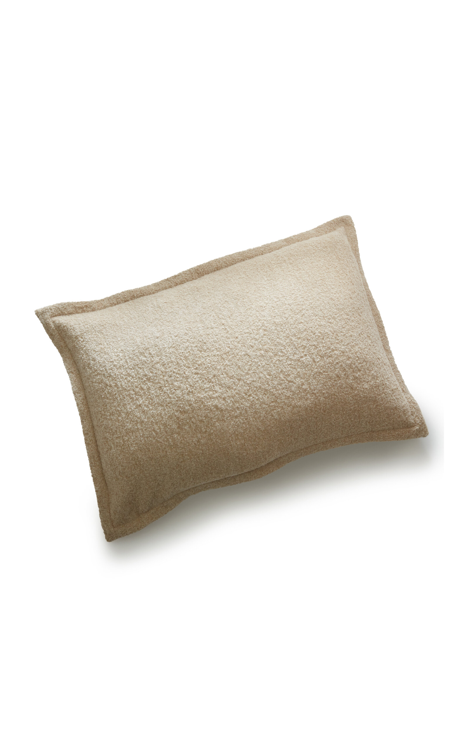 Shop Principal’s Daughter Bouclé Pillow Sham In Tan