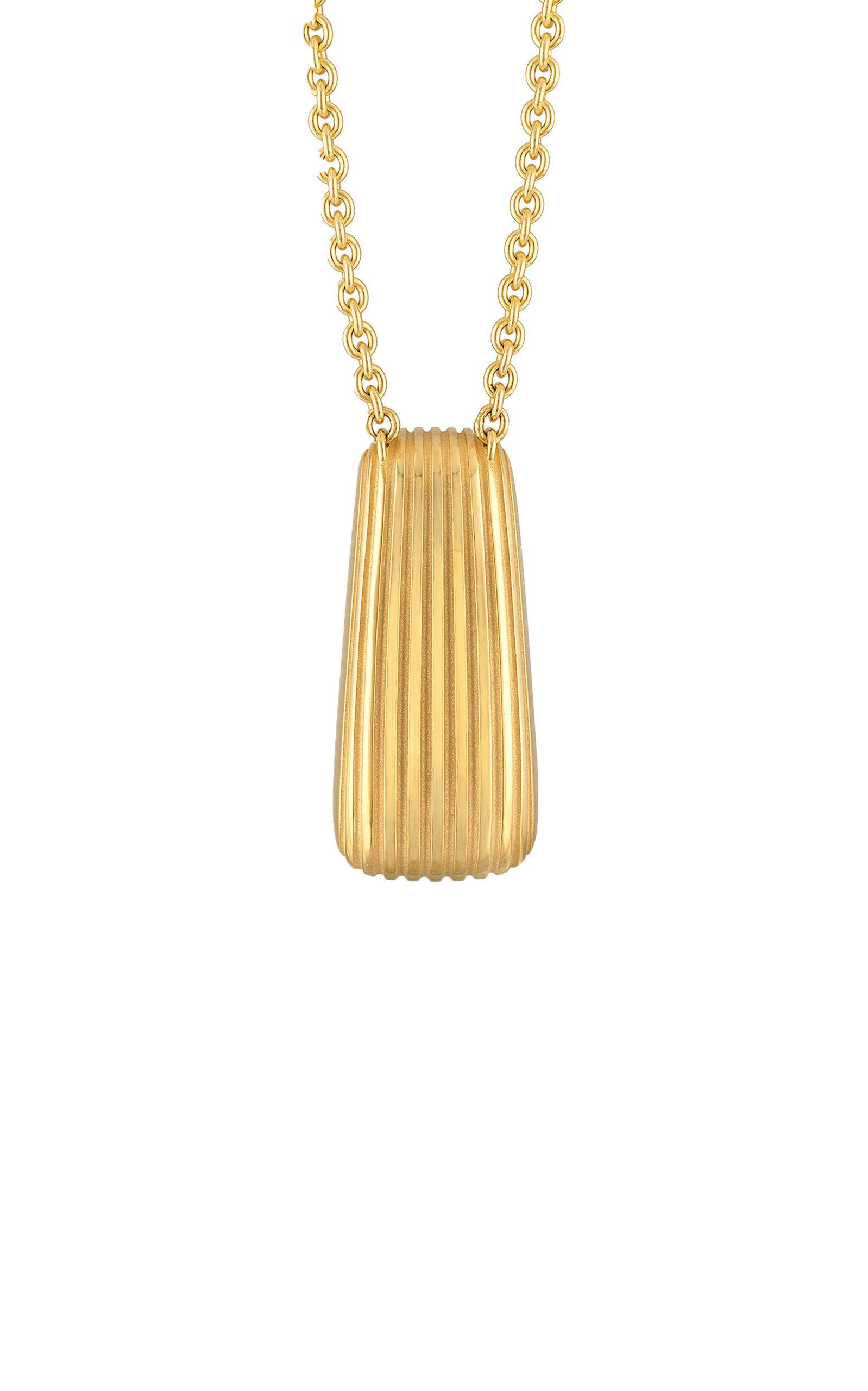 Shop Pamela Zamore Isla Monolith 18k Yellow Gold Necklace