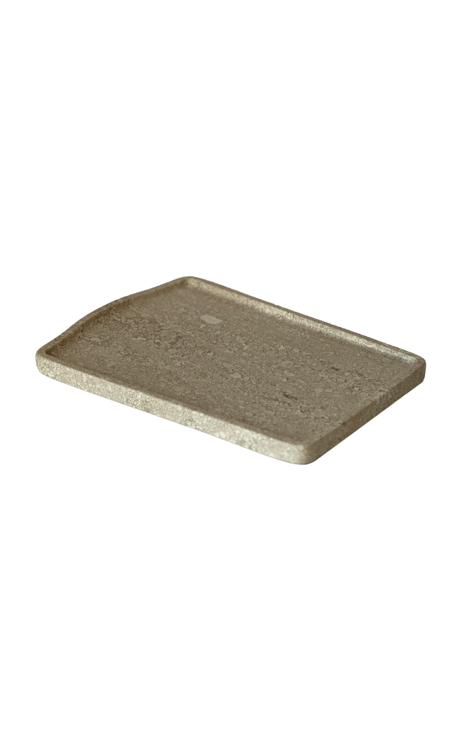 Shop Anastasio Home Padua Stone Tray In Light Grey