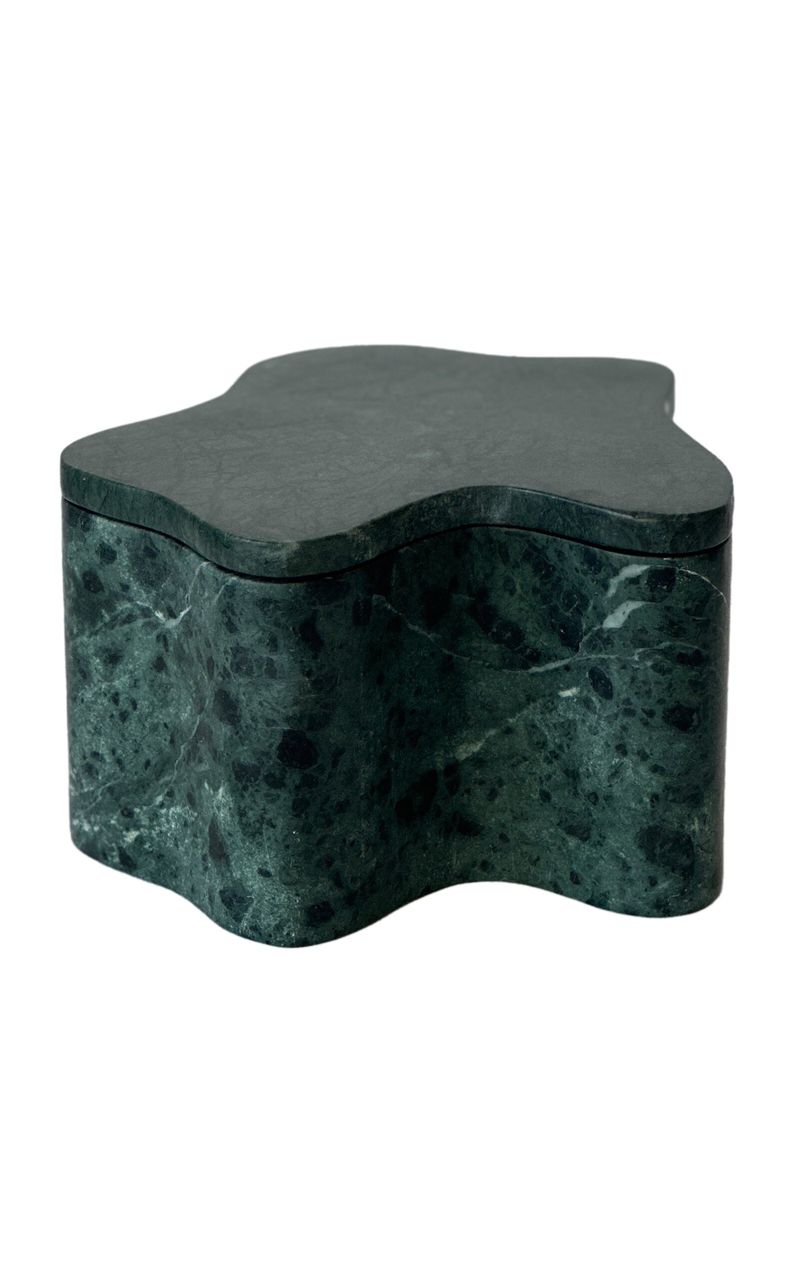 Shop Anastasio Home Flo Stone Box In Dark Green