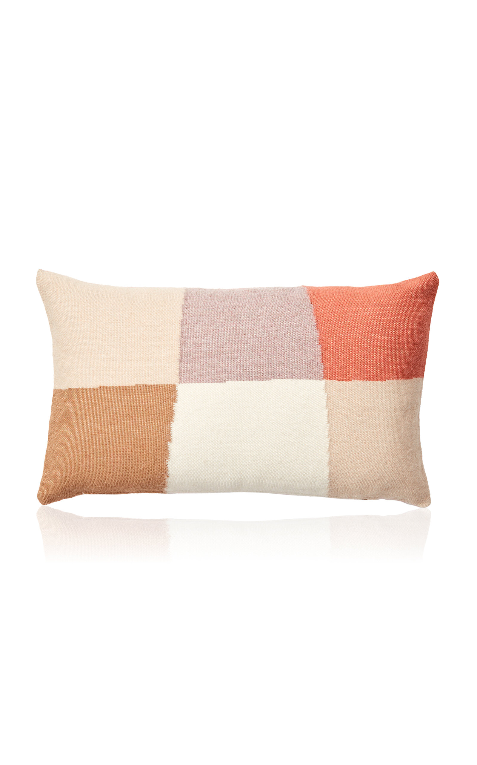 Shop Minna Patchwork Lumbar Pillow In Orange