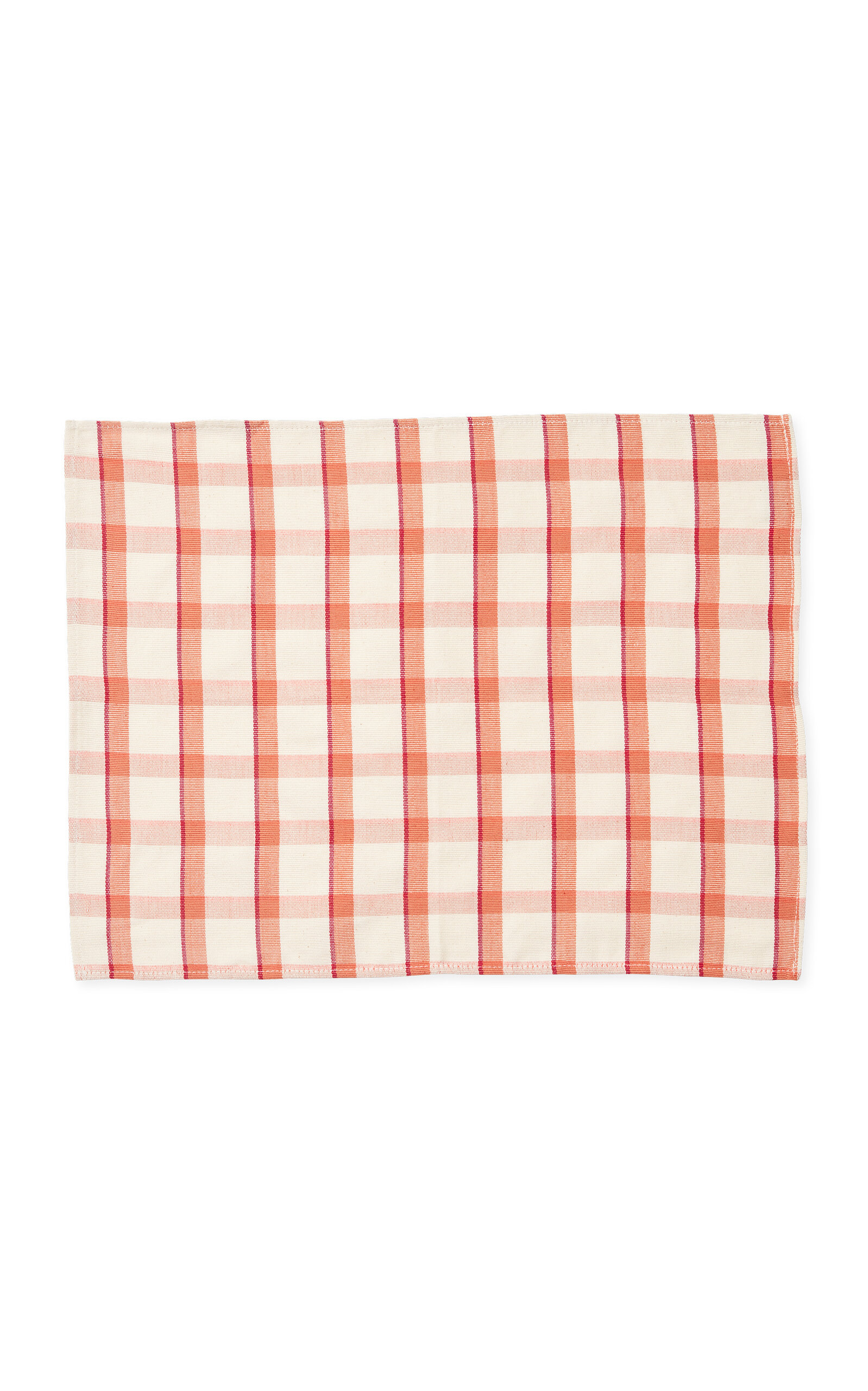 Shop Minna Set-of-two Cotton Placemats In Red