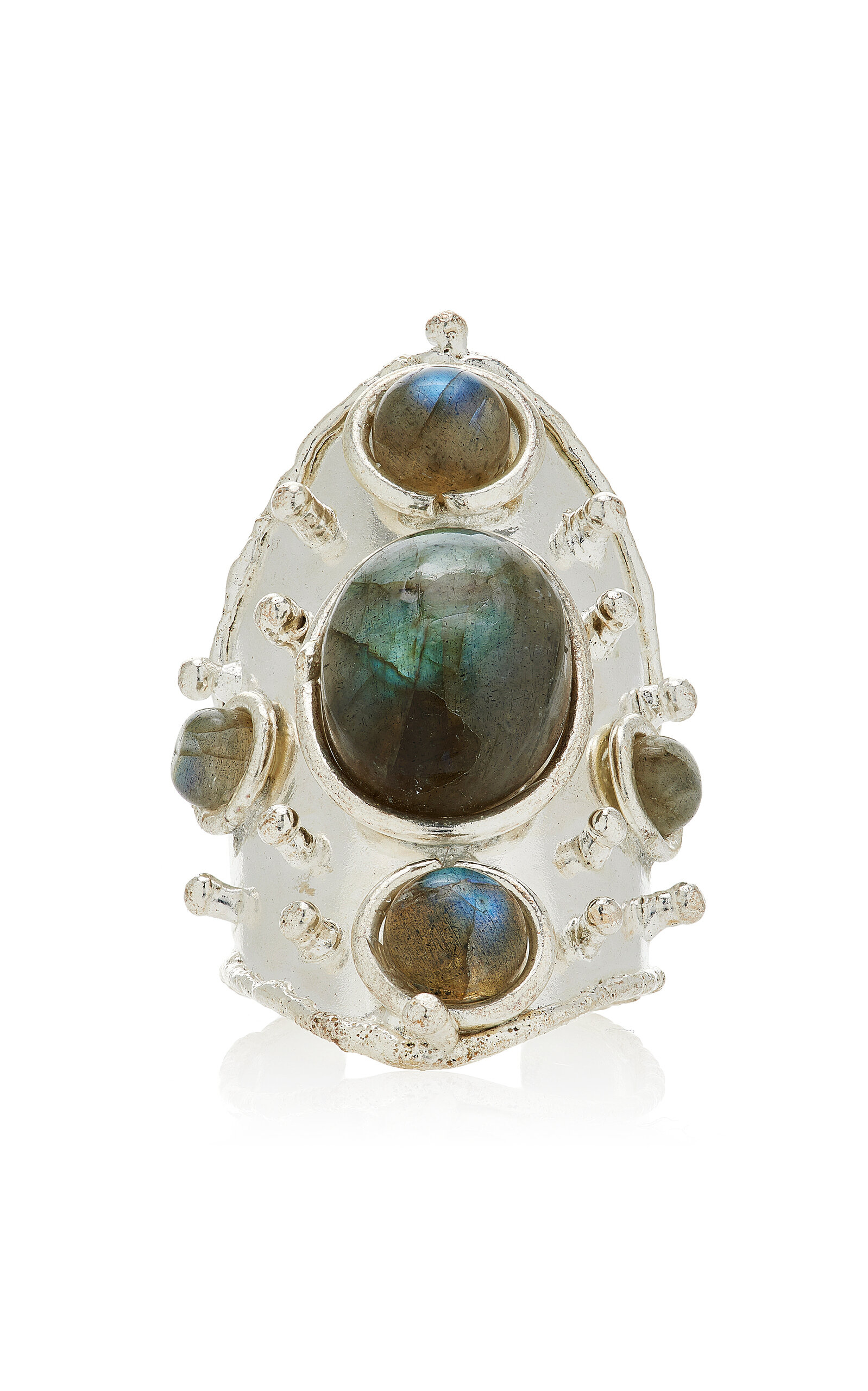 Byzance Silver-Plated Labradorite Ring