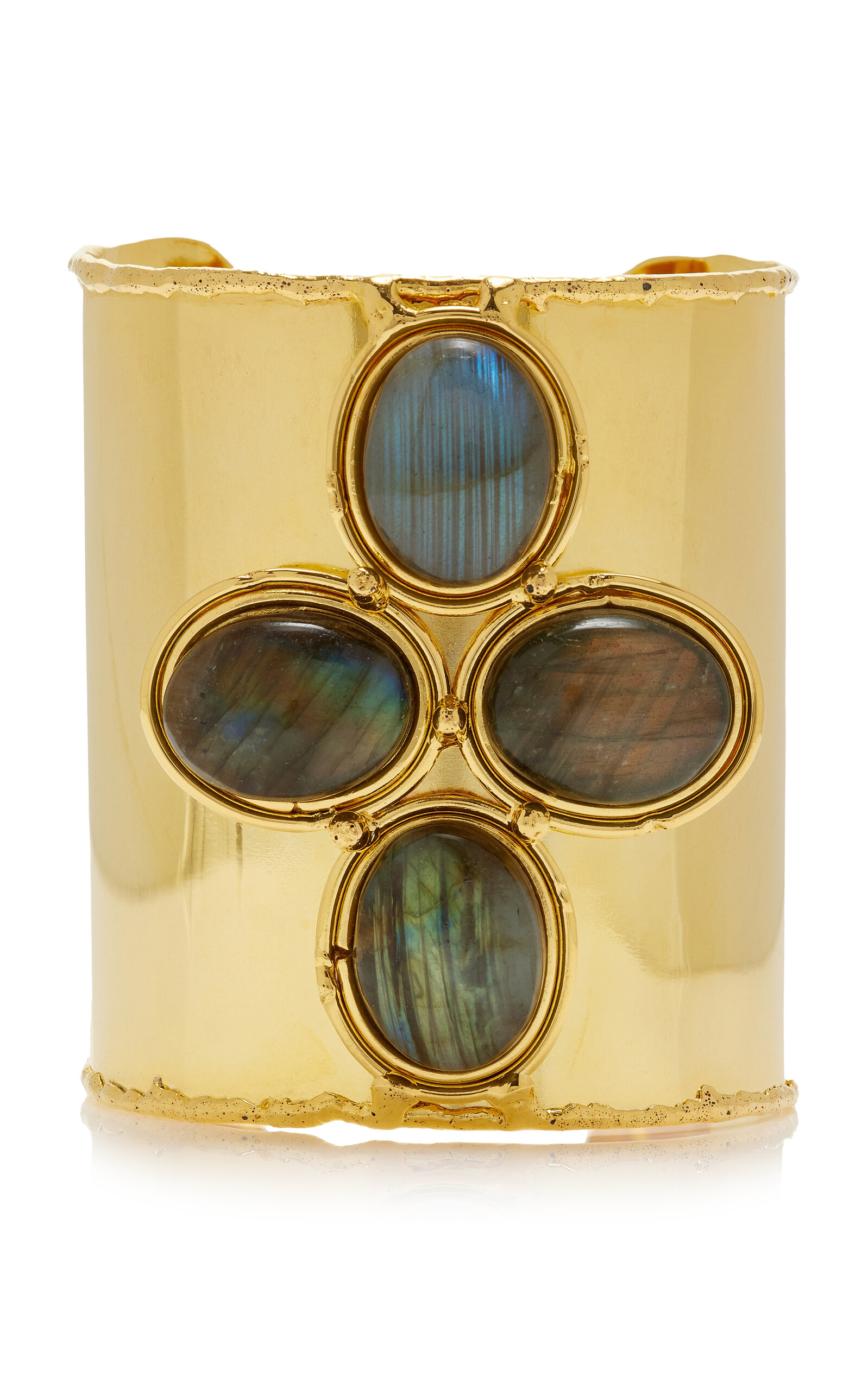 Sylvia Toledano Olympe 22k Gold-plated Labradorite Cuff