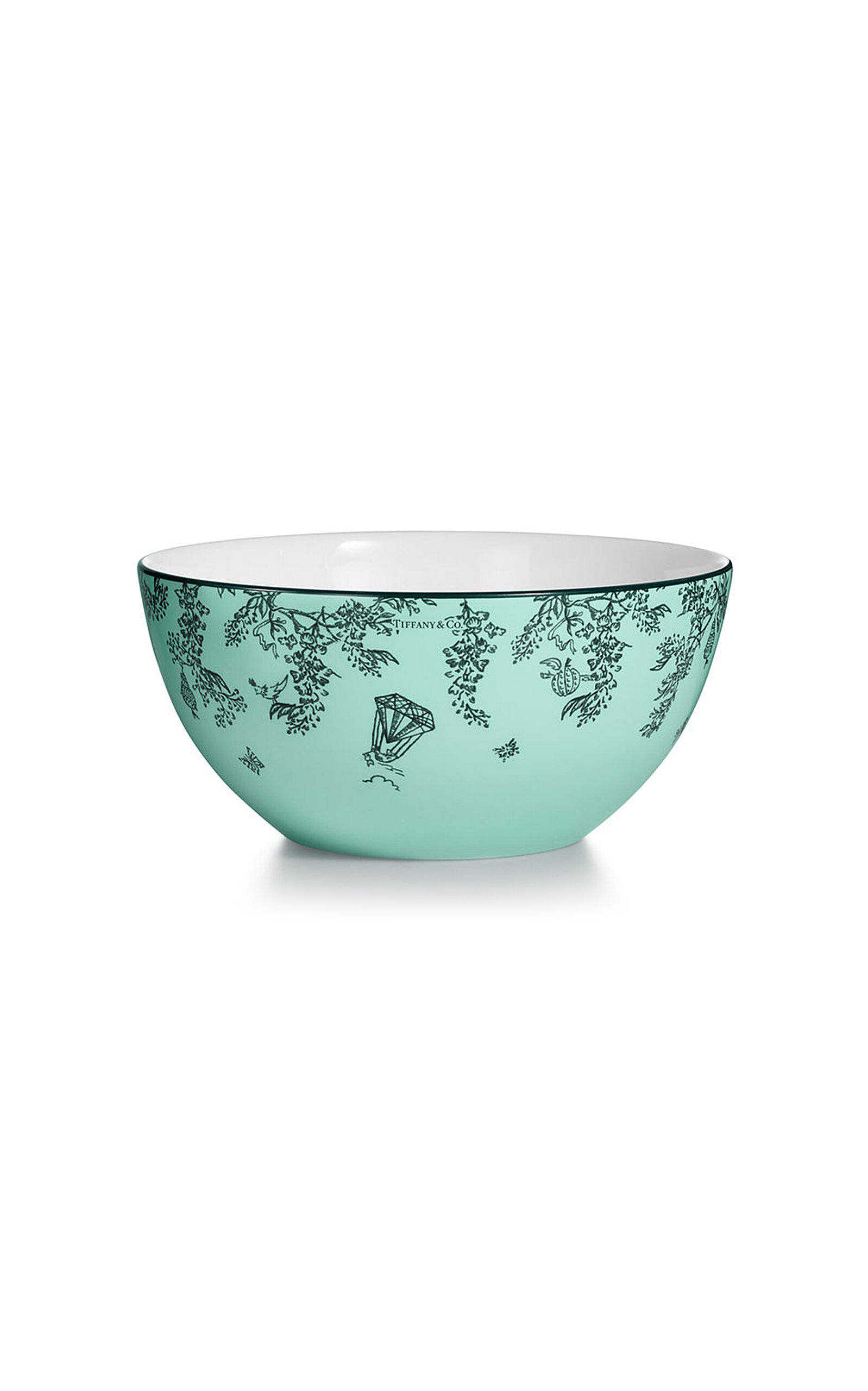 Shop Tiffany & Co Toile Bone China Cereal Bowl In Blue