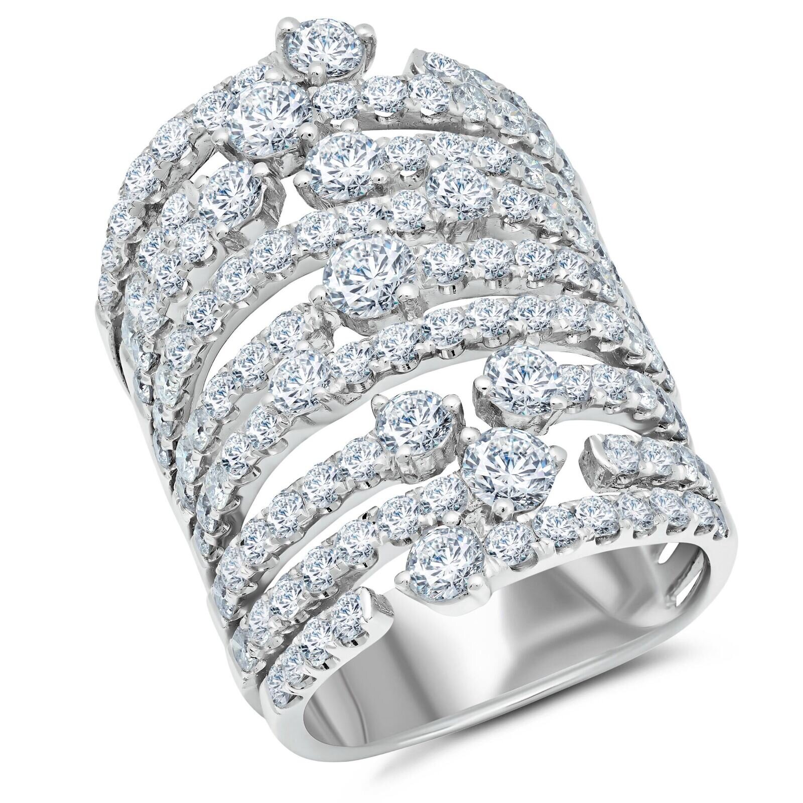 Shop Graziela Diamond Cage Ring** In White