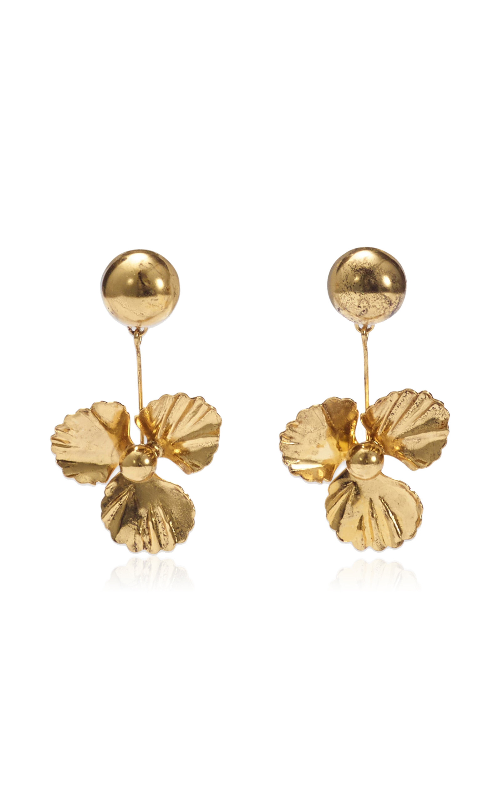 Poppy 14K Yellow Gold-Plated Earrings