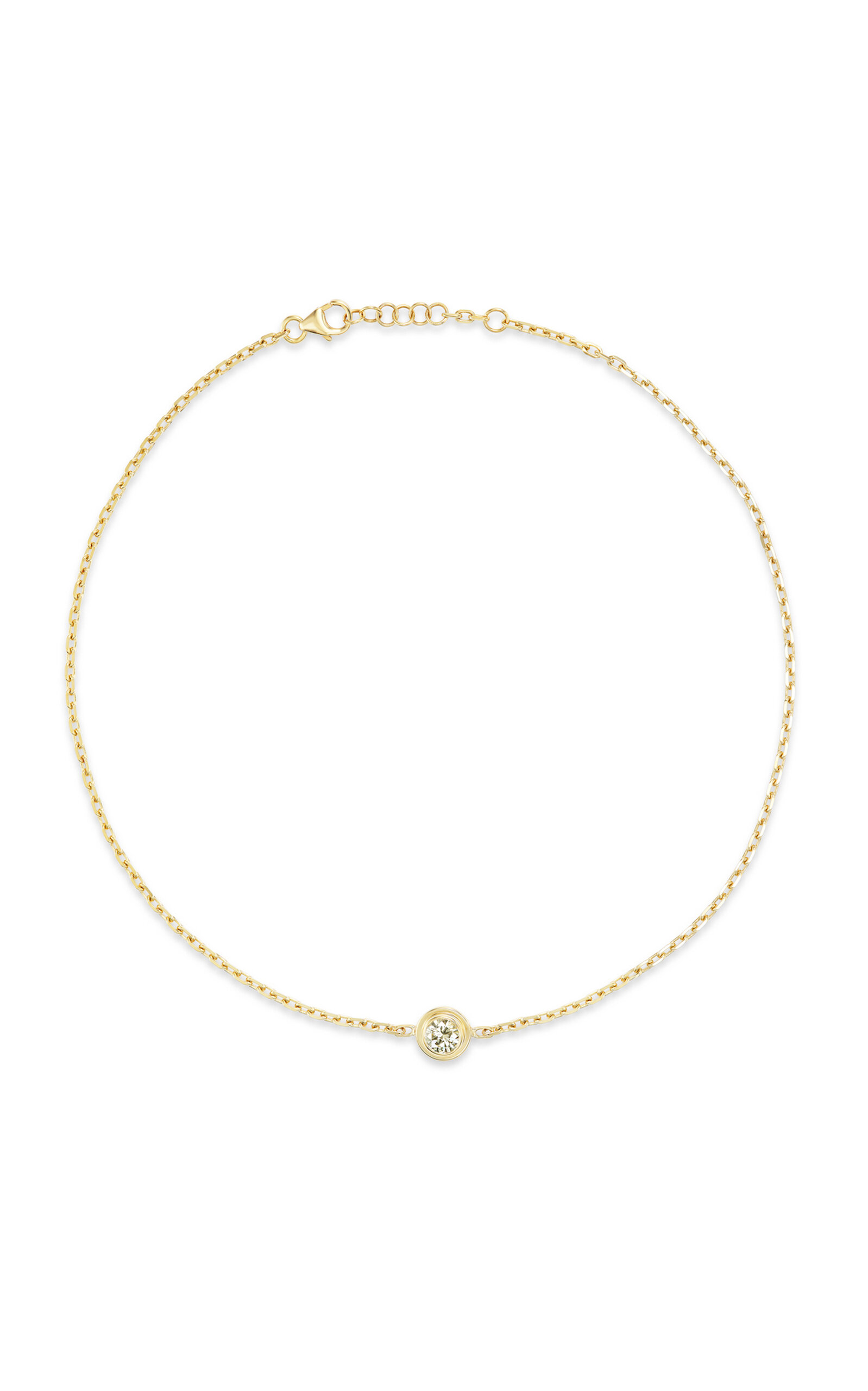 18K Yellow Diamond Necklace