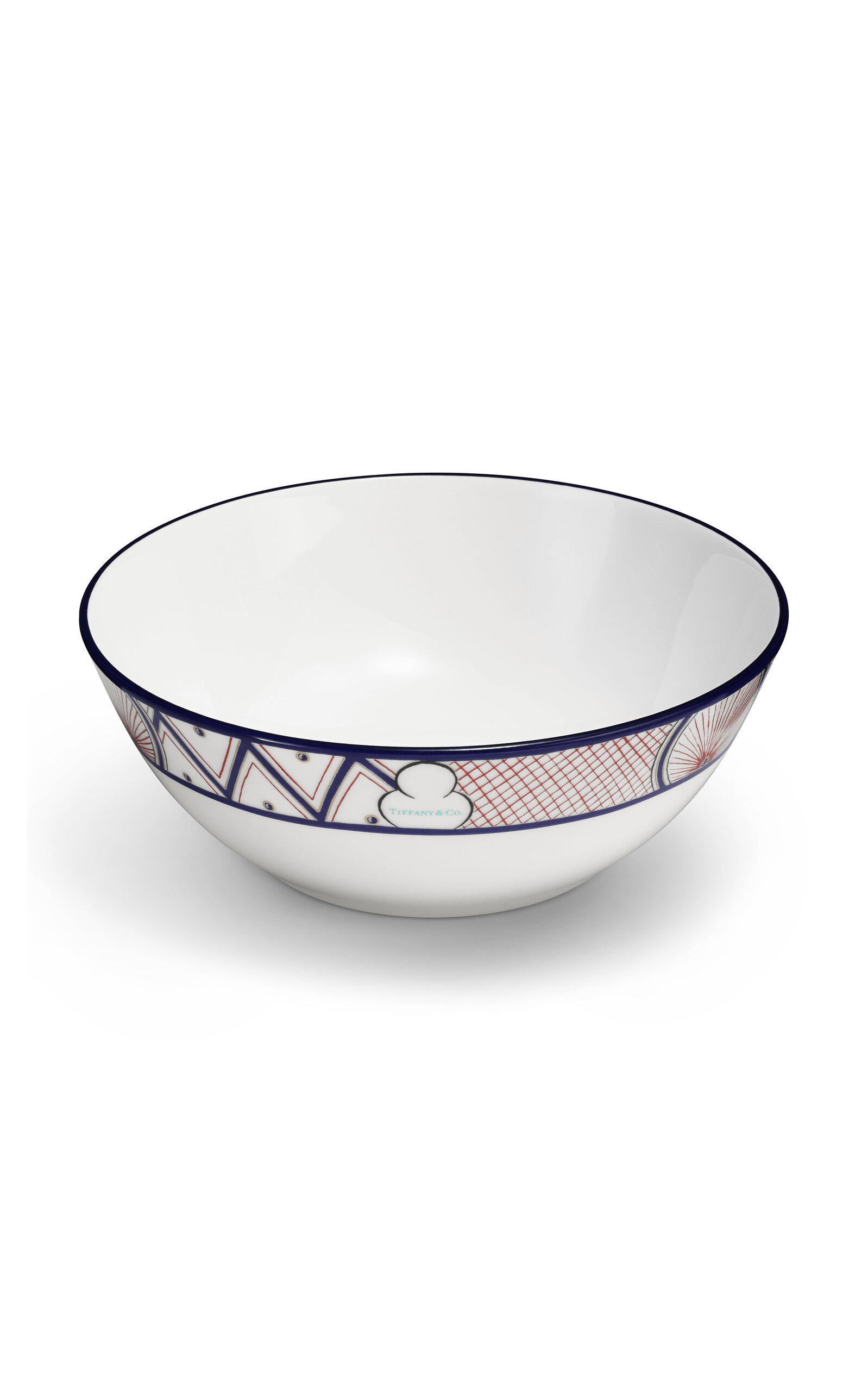 Tiffany & Co Batik Porcelain Soup Bowl In White