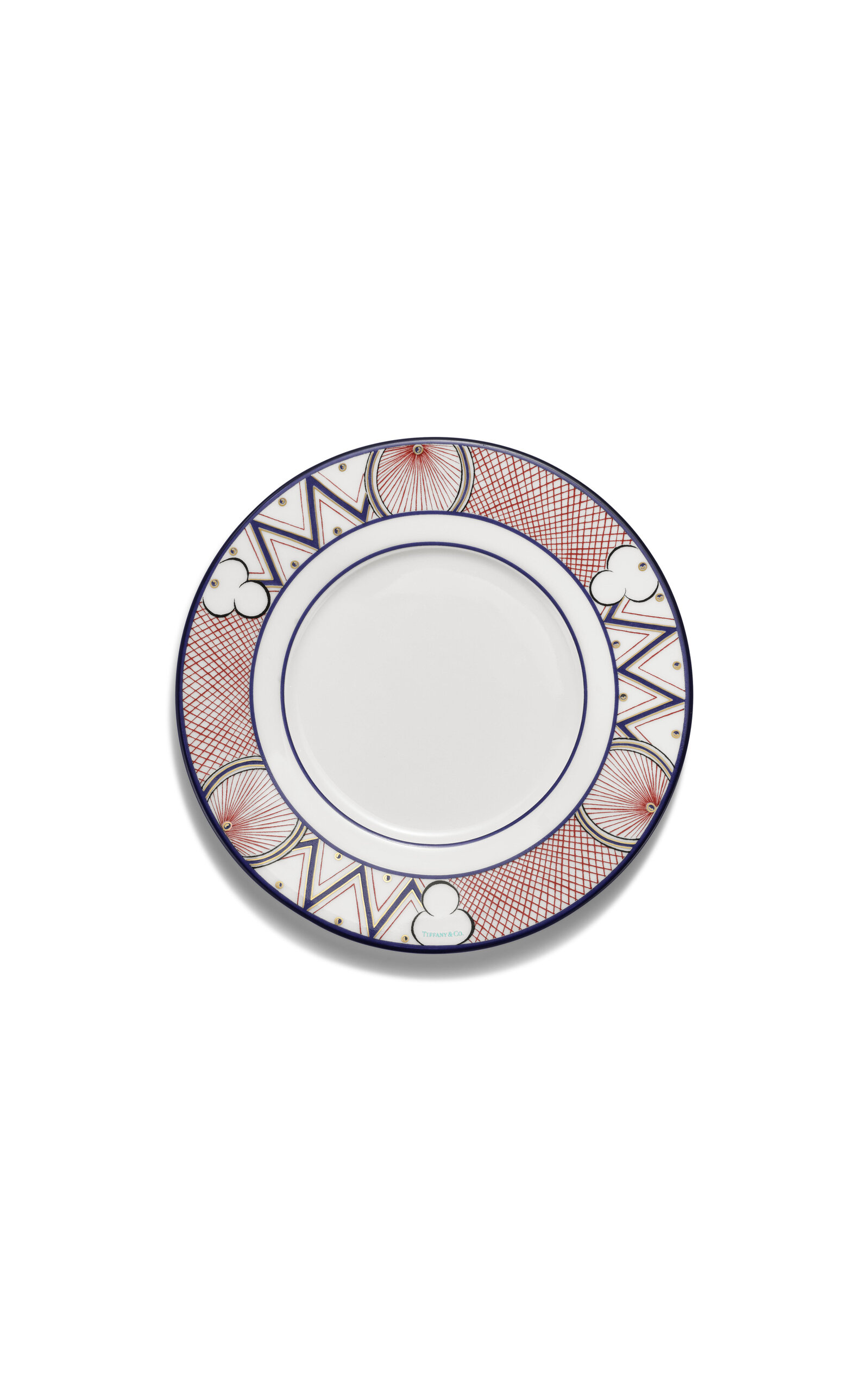 Shop Tiffany & Co Batik Porcelain Dessert Plate In Multi