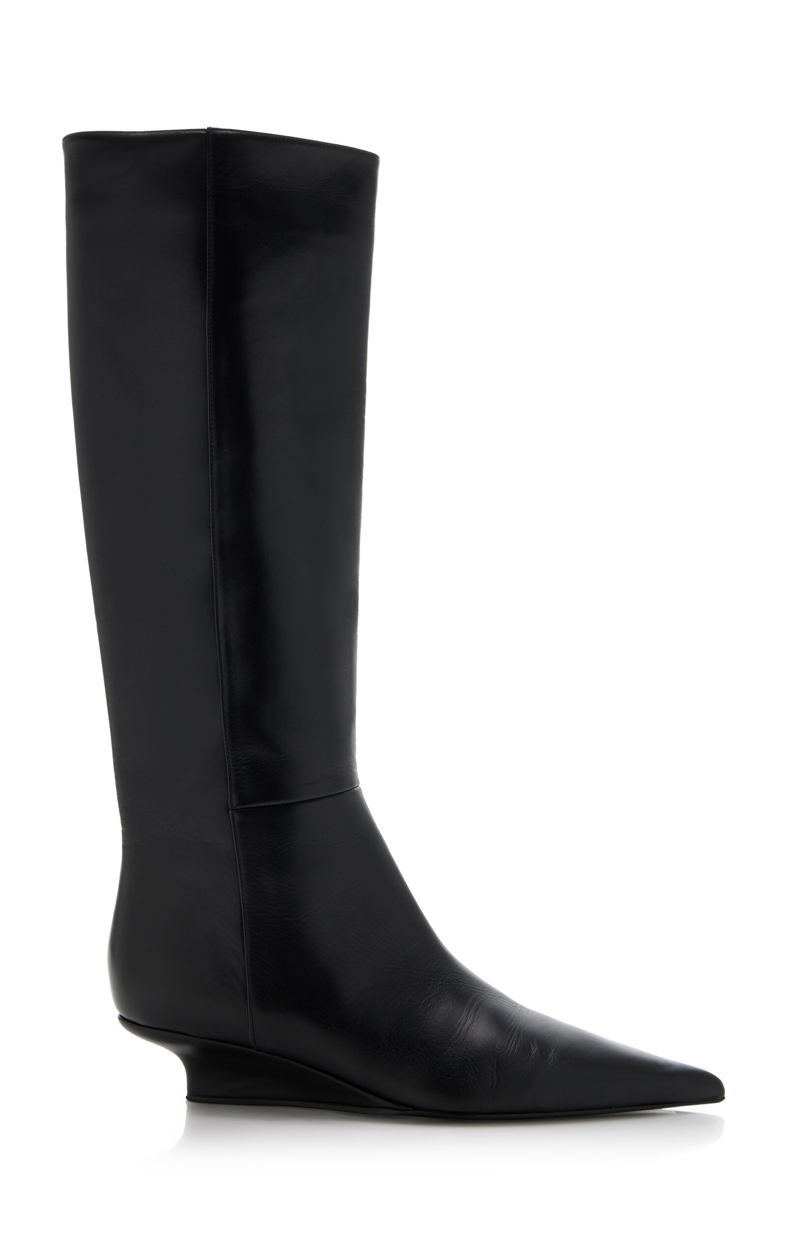 TOTÊME ILLUSION LEATHER KNEE BOOTS 