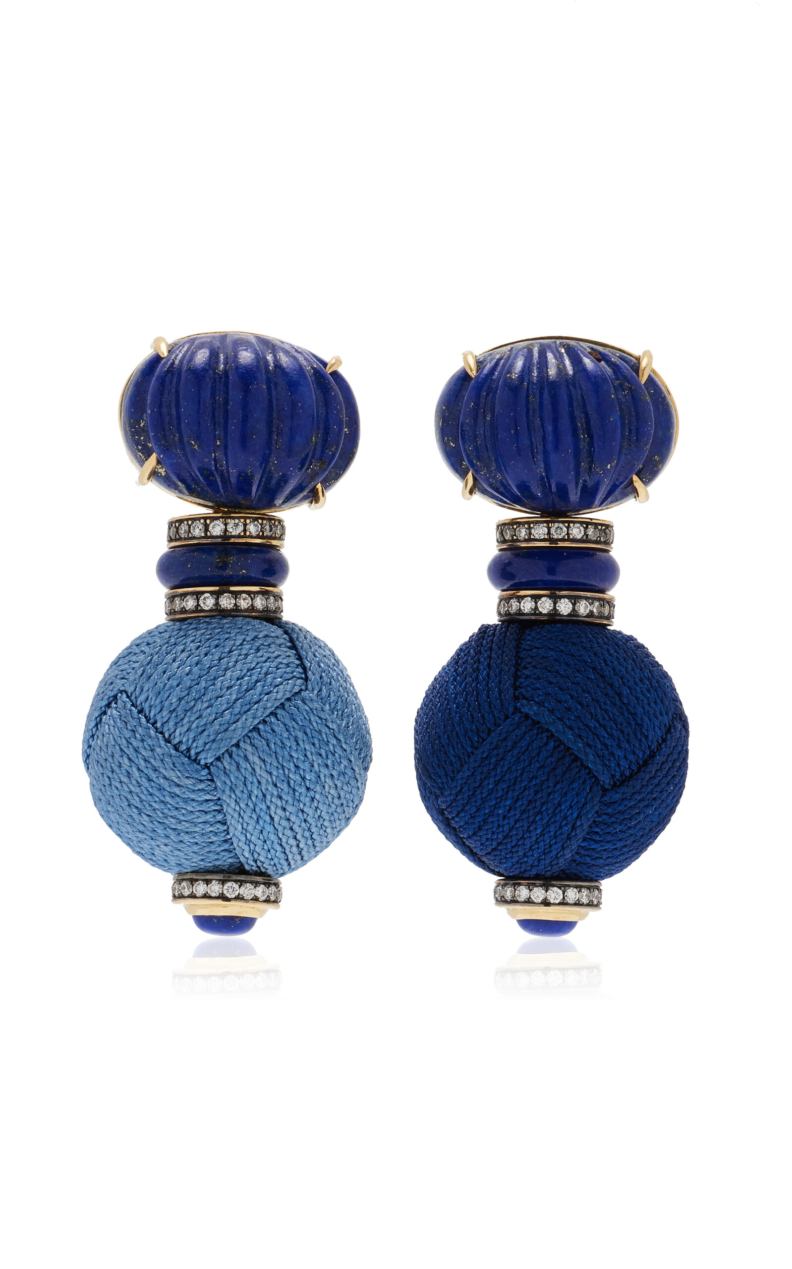 Yam Silk Lapis Earrings