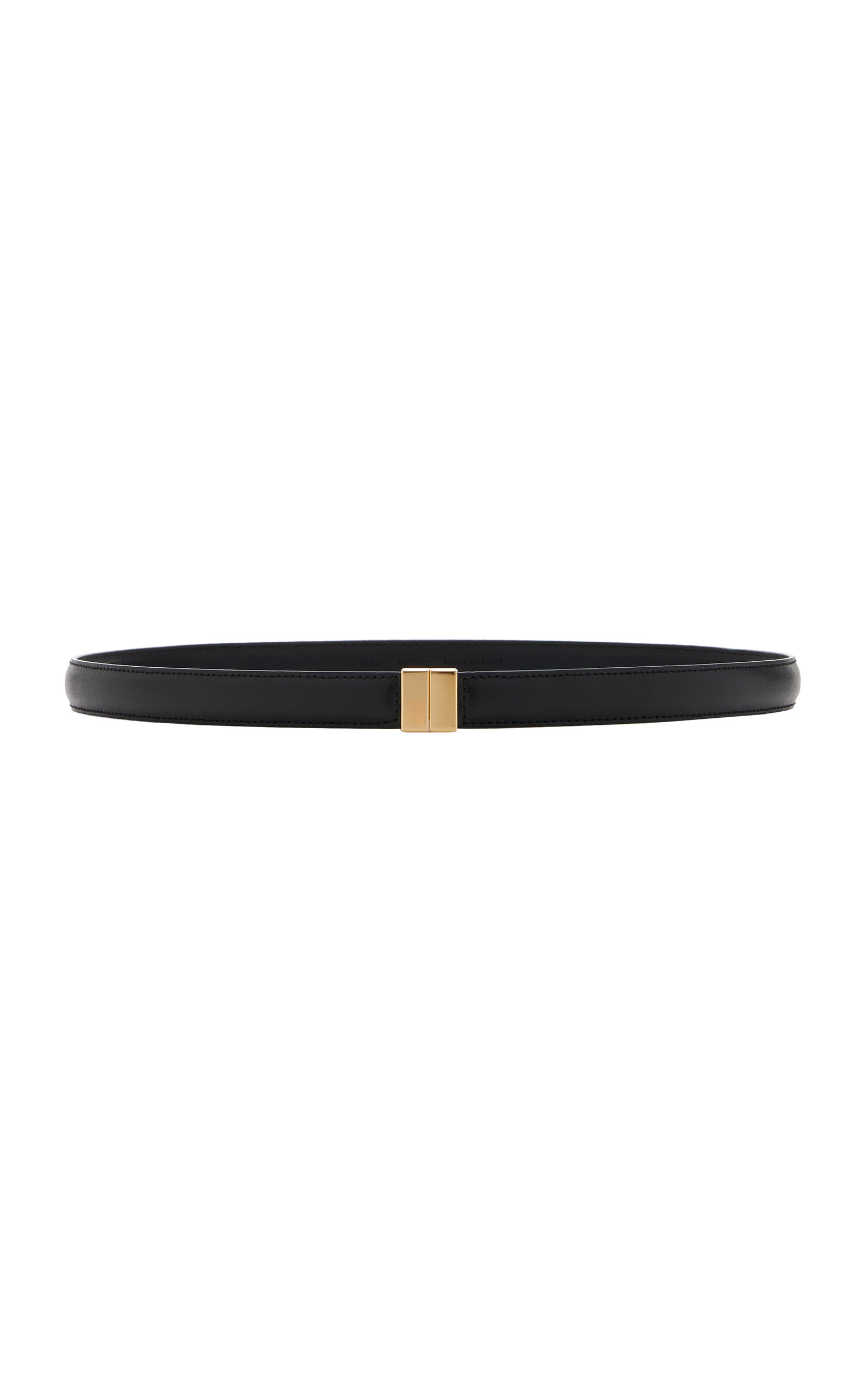 Slide Clasp Leather Belt