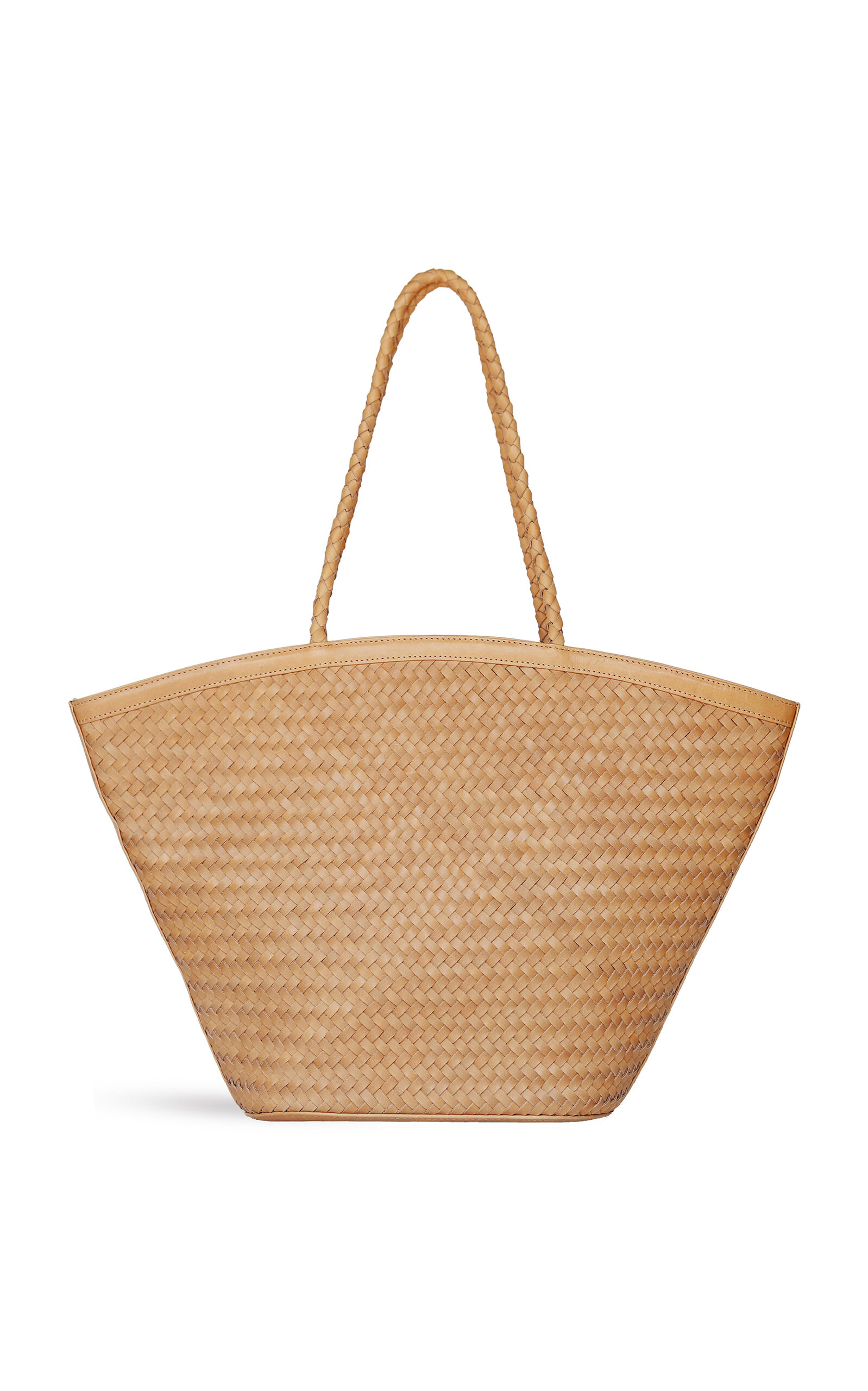 Marcia Handmade Woven Leather Tote Bag