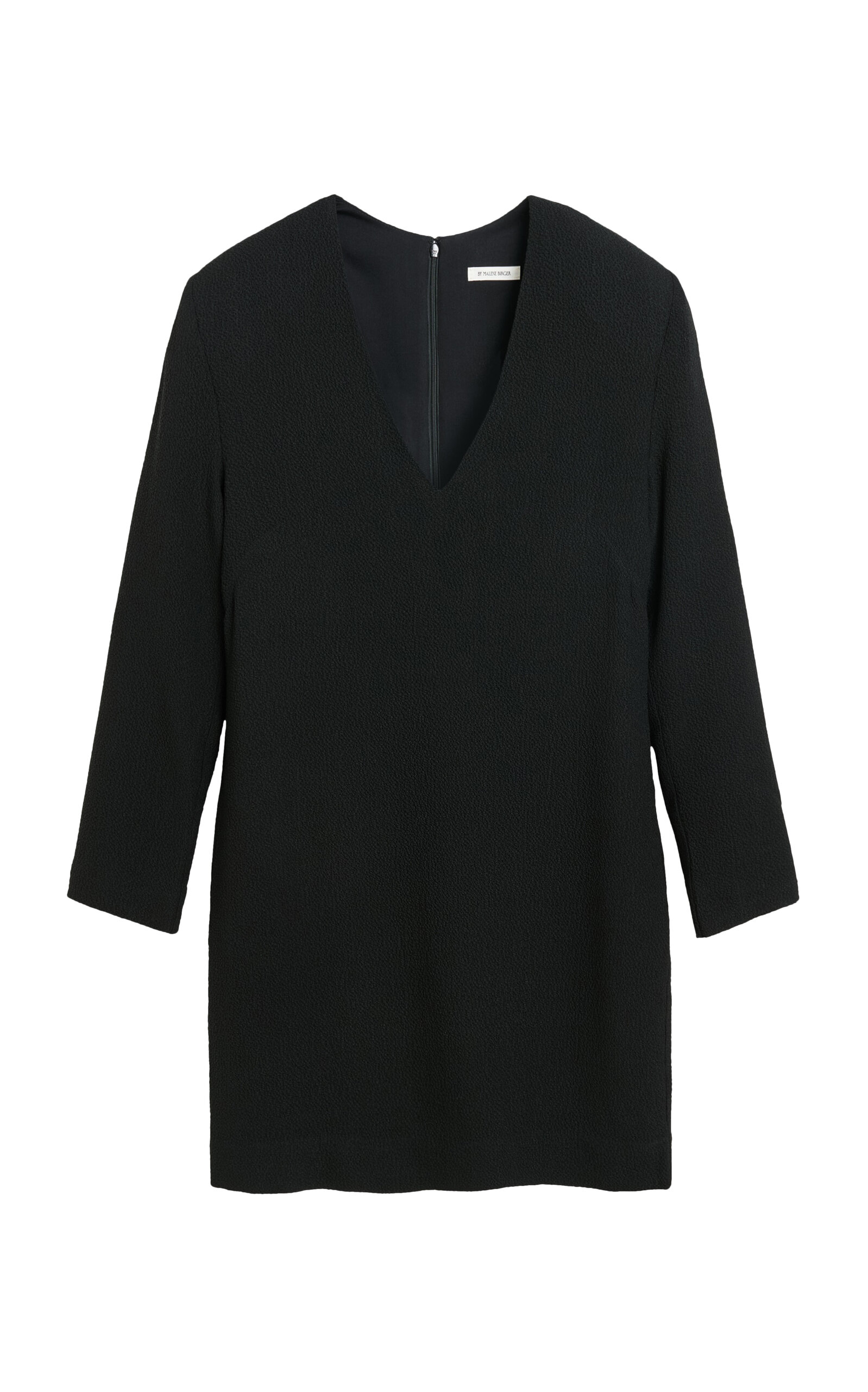 Shop By Malene Birger Ellinas Knit Mini Dress In Black