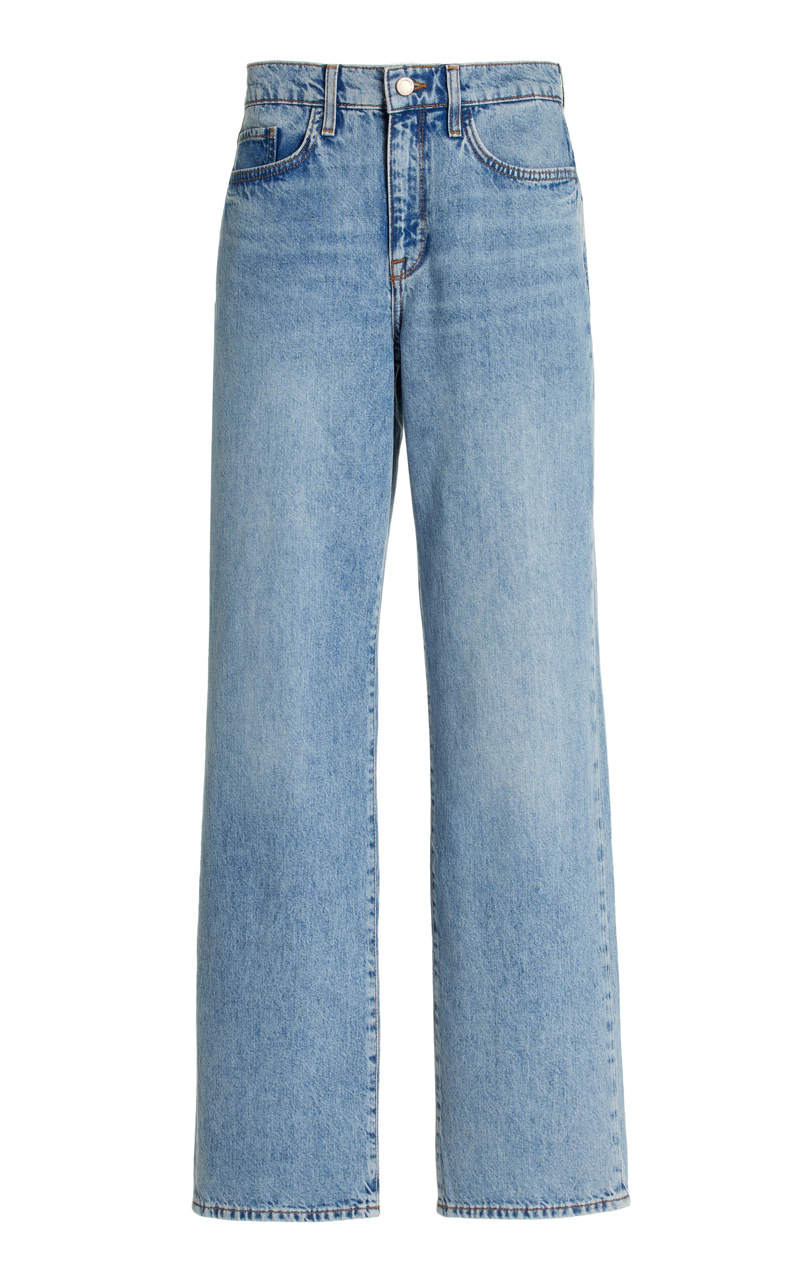 Birkin Mid-Rise Straight-Leg Jeans