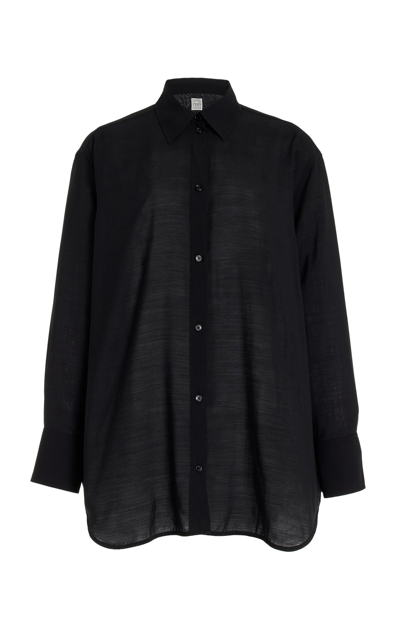 Relaxed Wool Voile Shirt