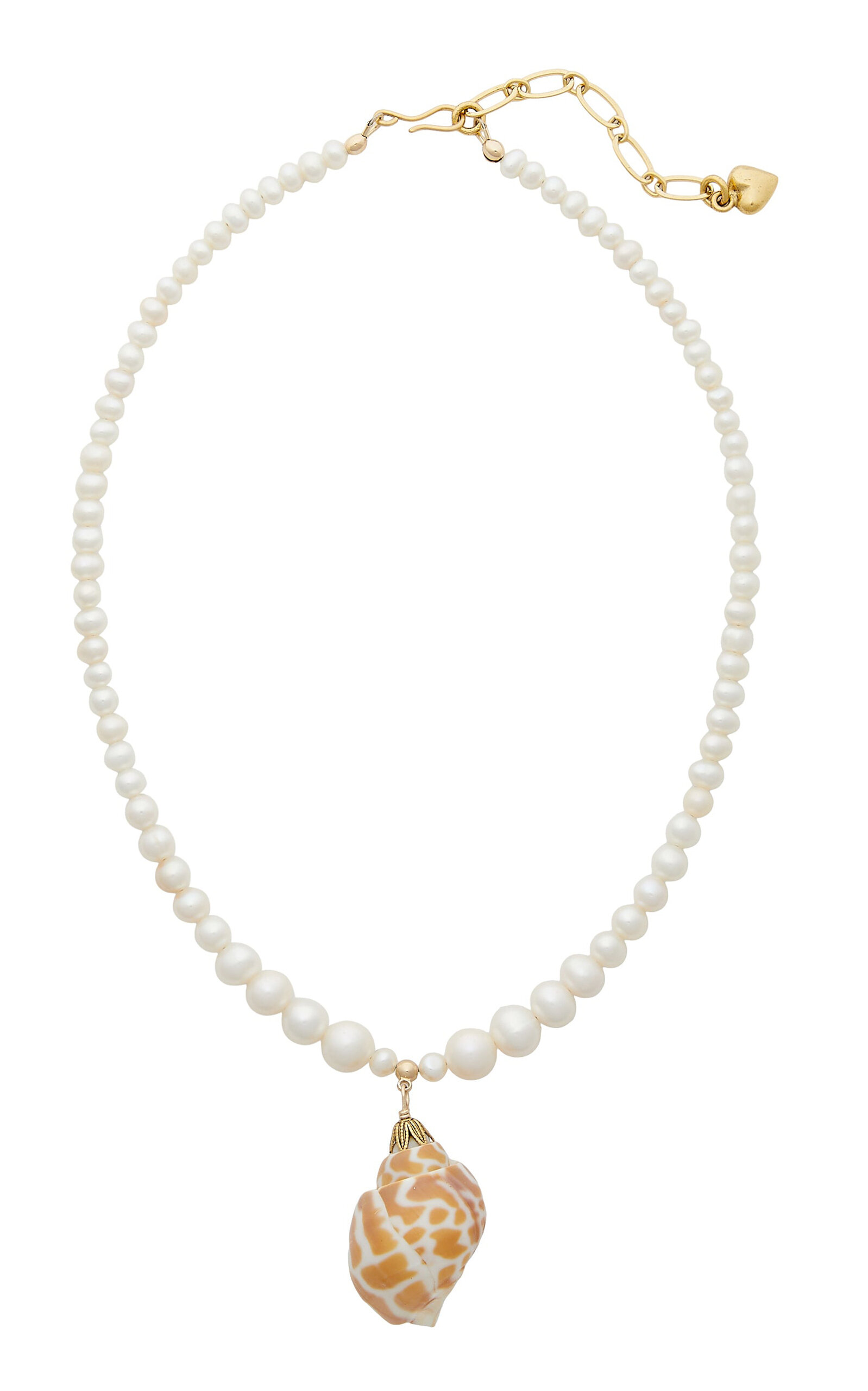 Rockaway Gold-Plated Pearl And Shell Necklace