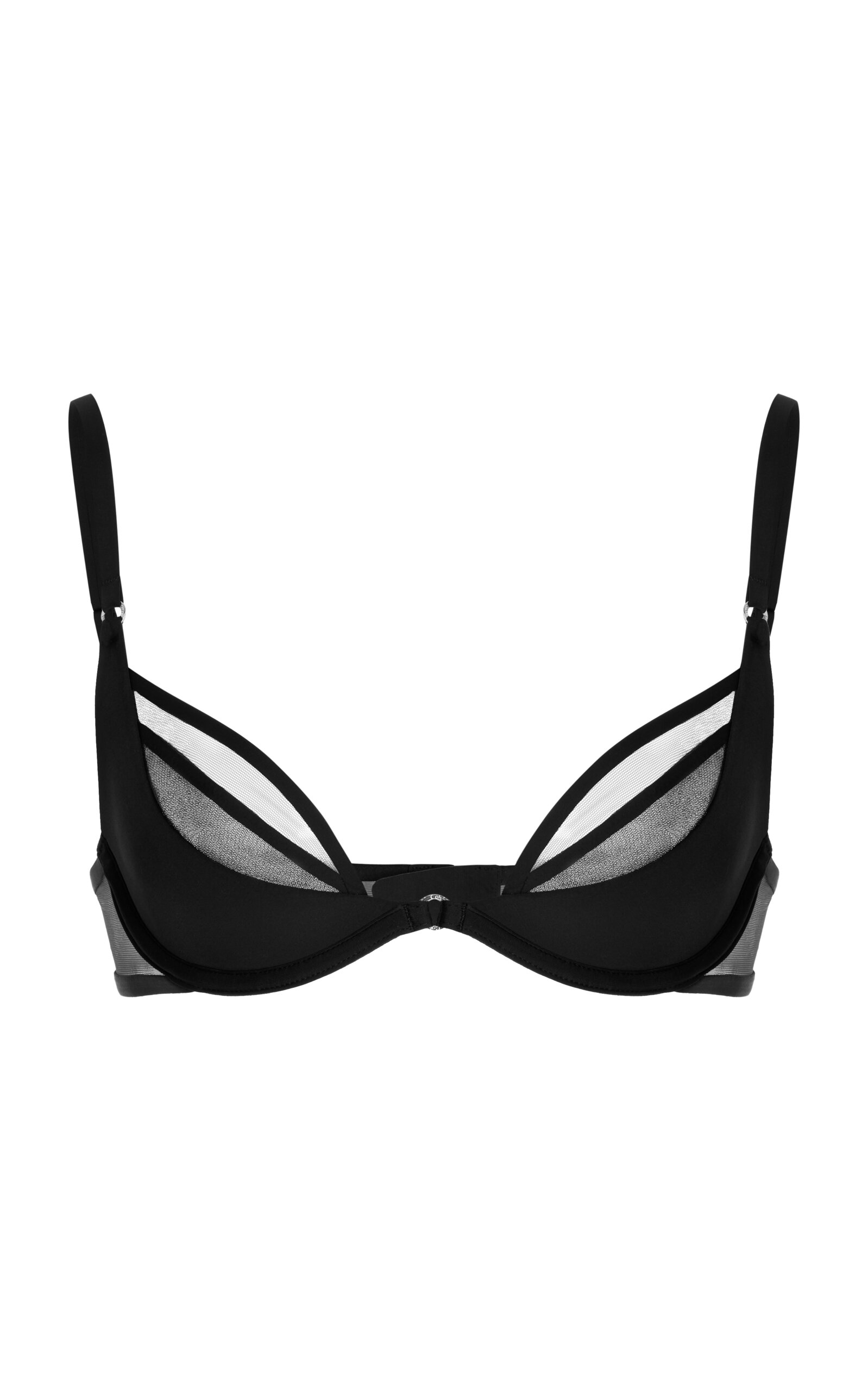 Nensi Dojaka For Calvin Klein Plunge Bra In Black